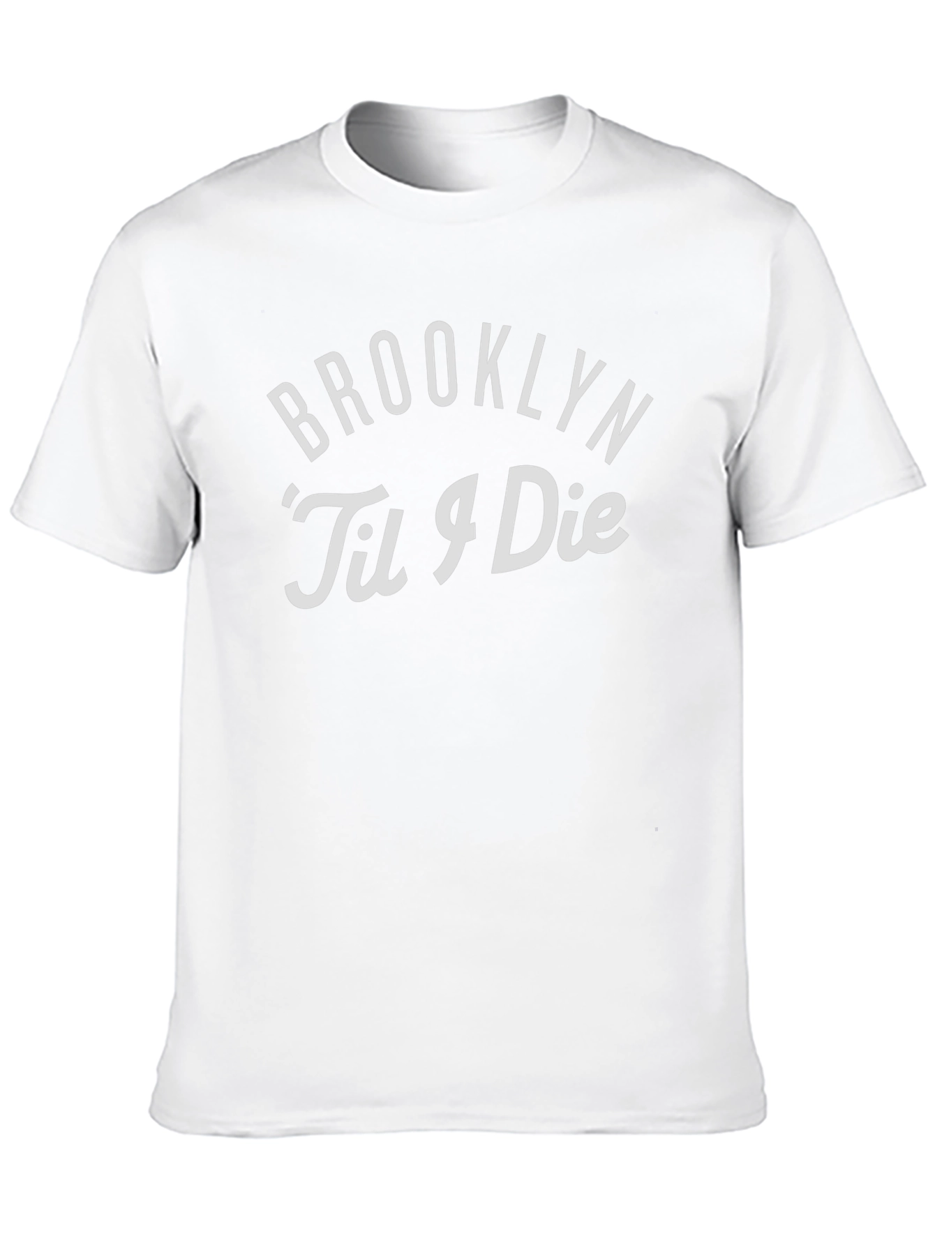 Brooklyn Til I Die Black Graphic T-Shirt