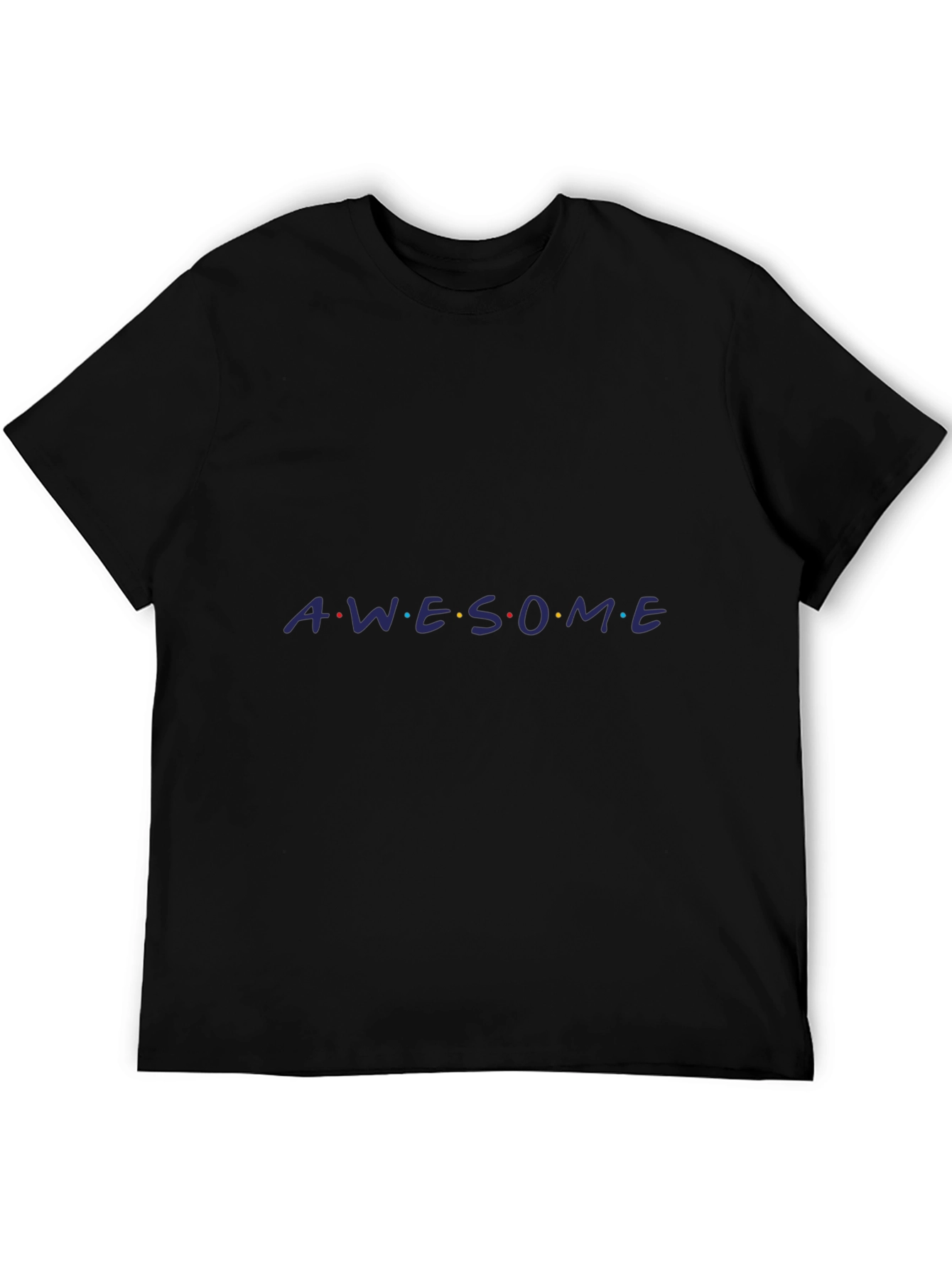 Awesome Graphic Tee - Black Short Sleeve
