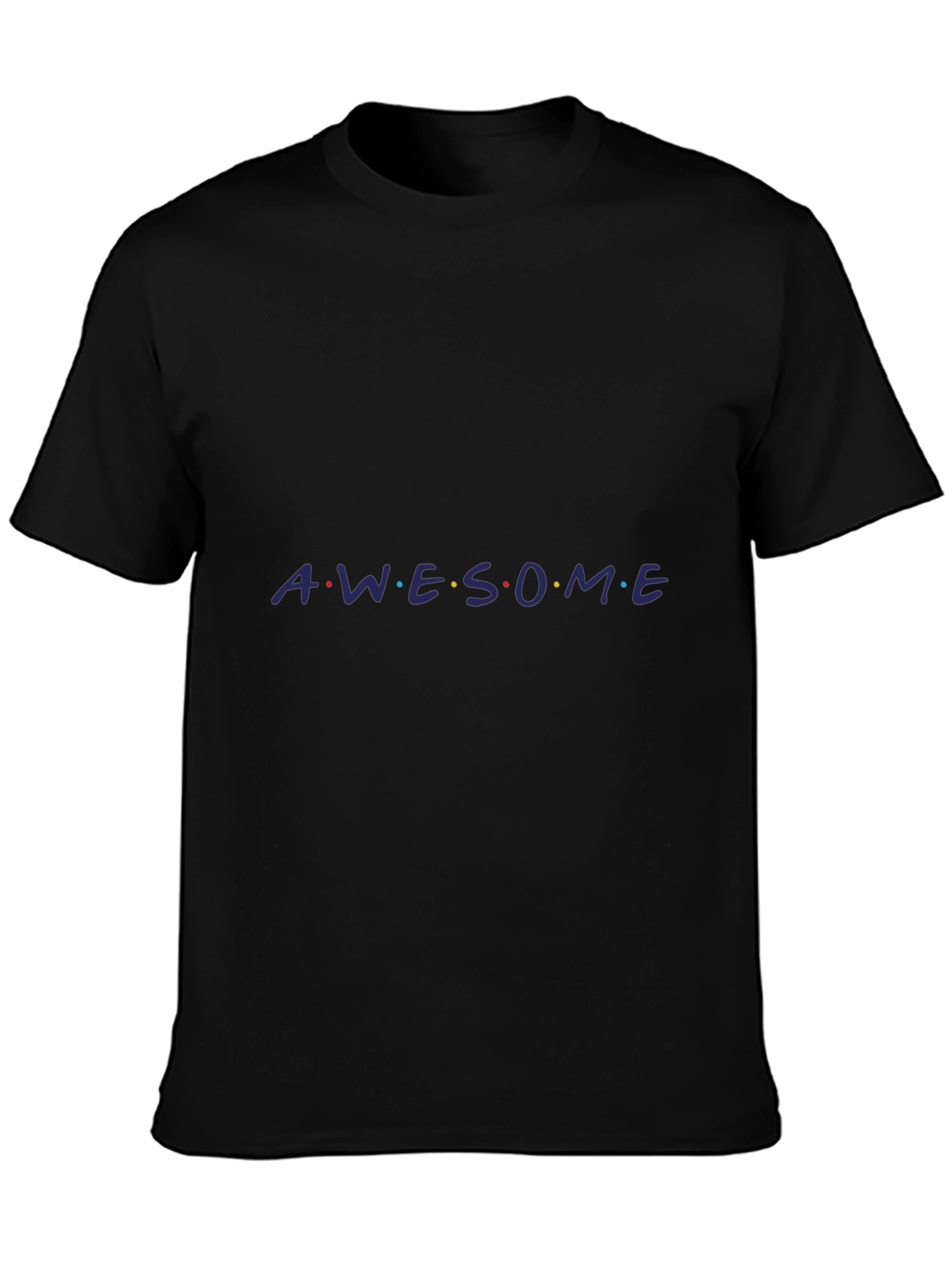 Awesome Graphic Tee - Black Short Sleeve