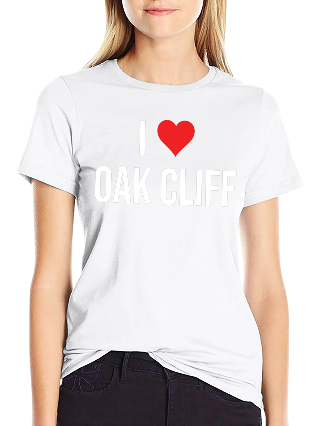 I Love Oak Cliff Black T-Shirt