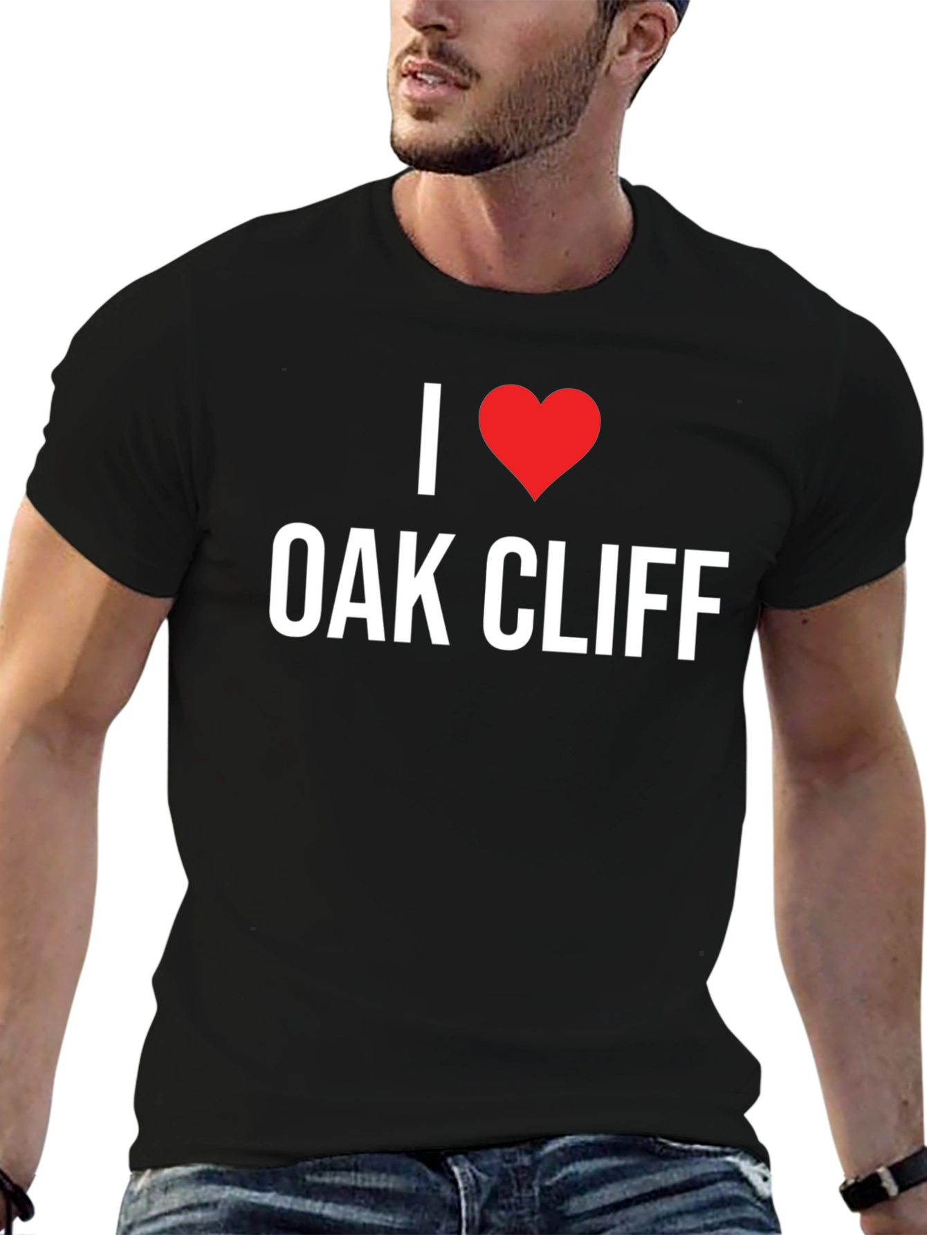 I Love Oak Cliff Black T-Shirt
