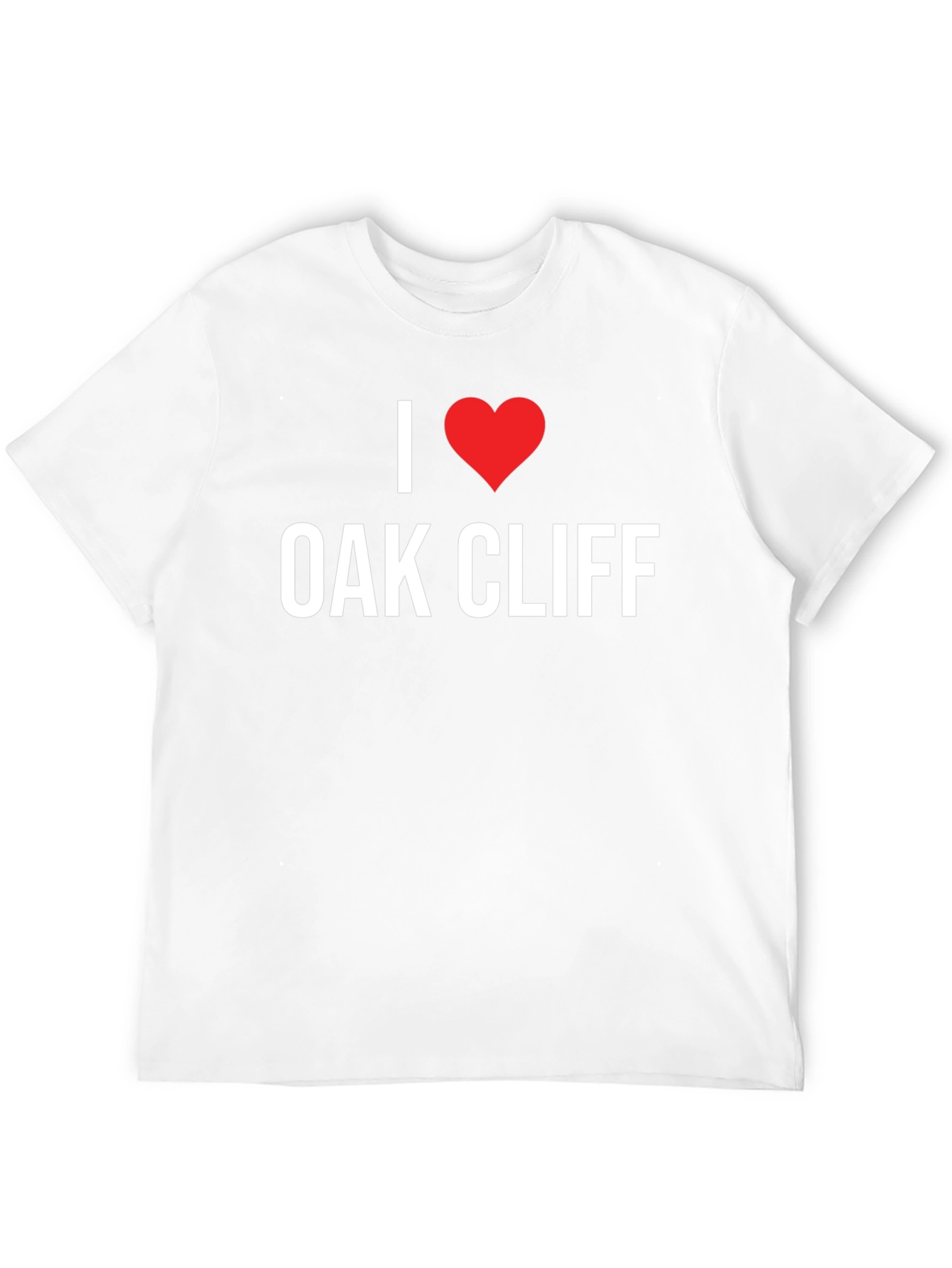I Love Oak Cliff Black T-Shirt