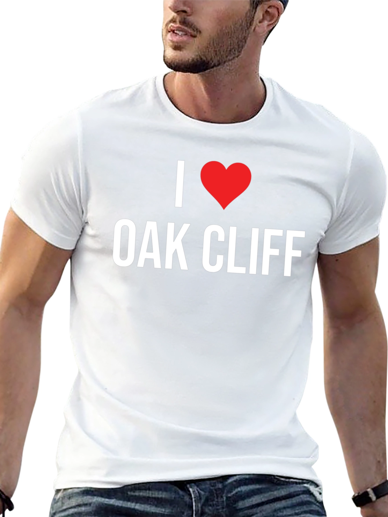 I Love Oak Cliff Black T-Shirt