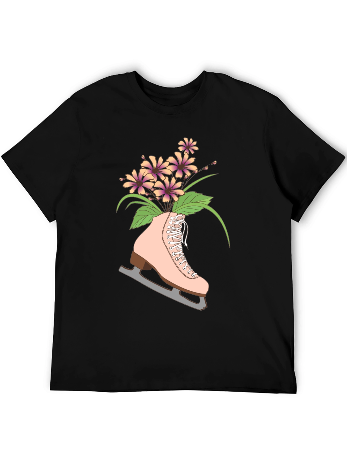 Floral Ice Skate Graphic Tee