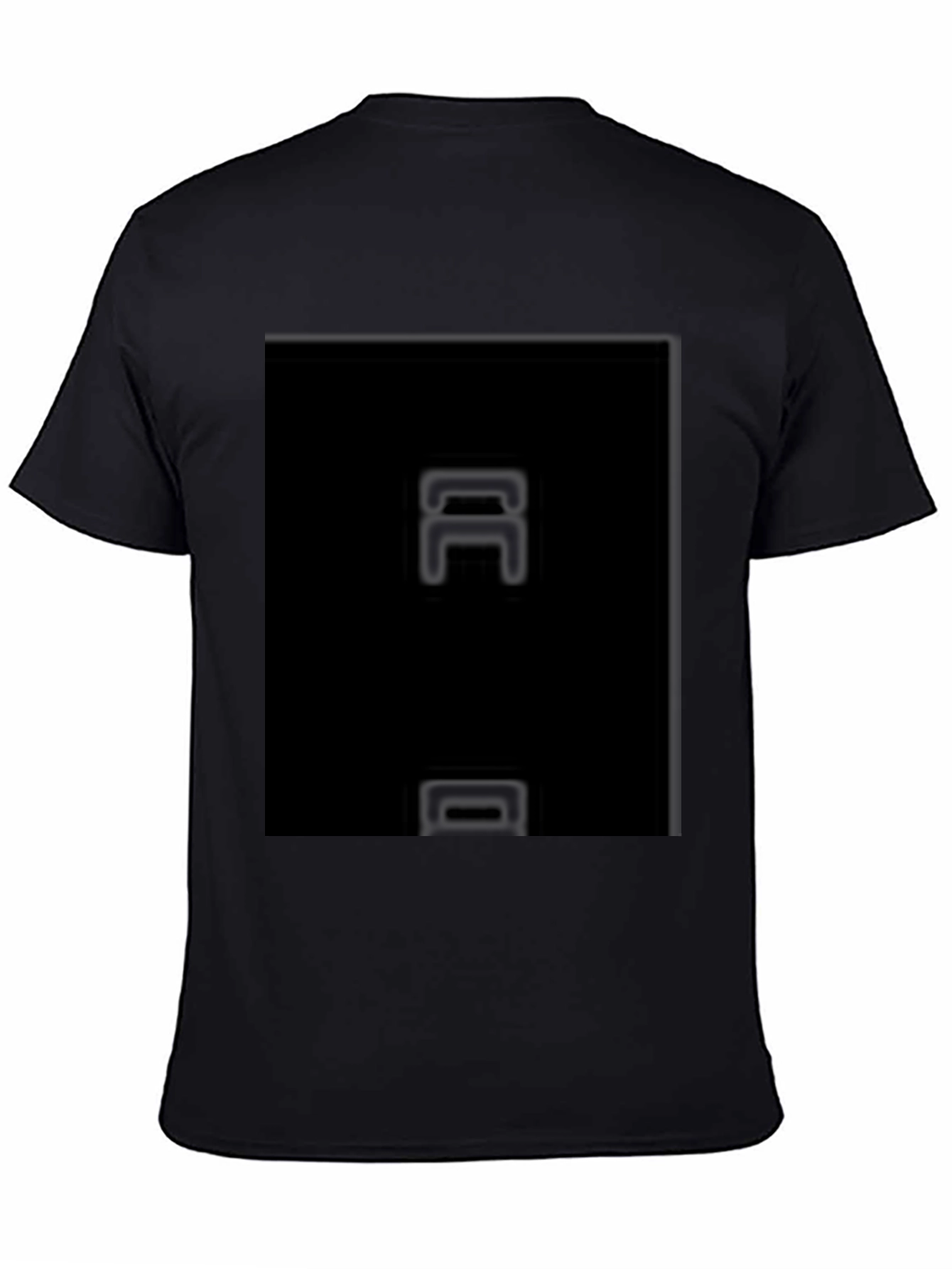 Mens Black Casual T-Shirt