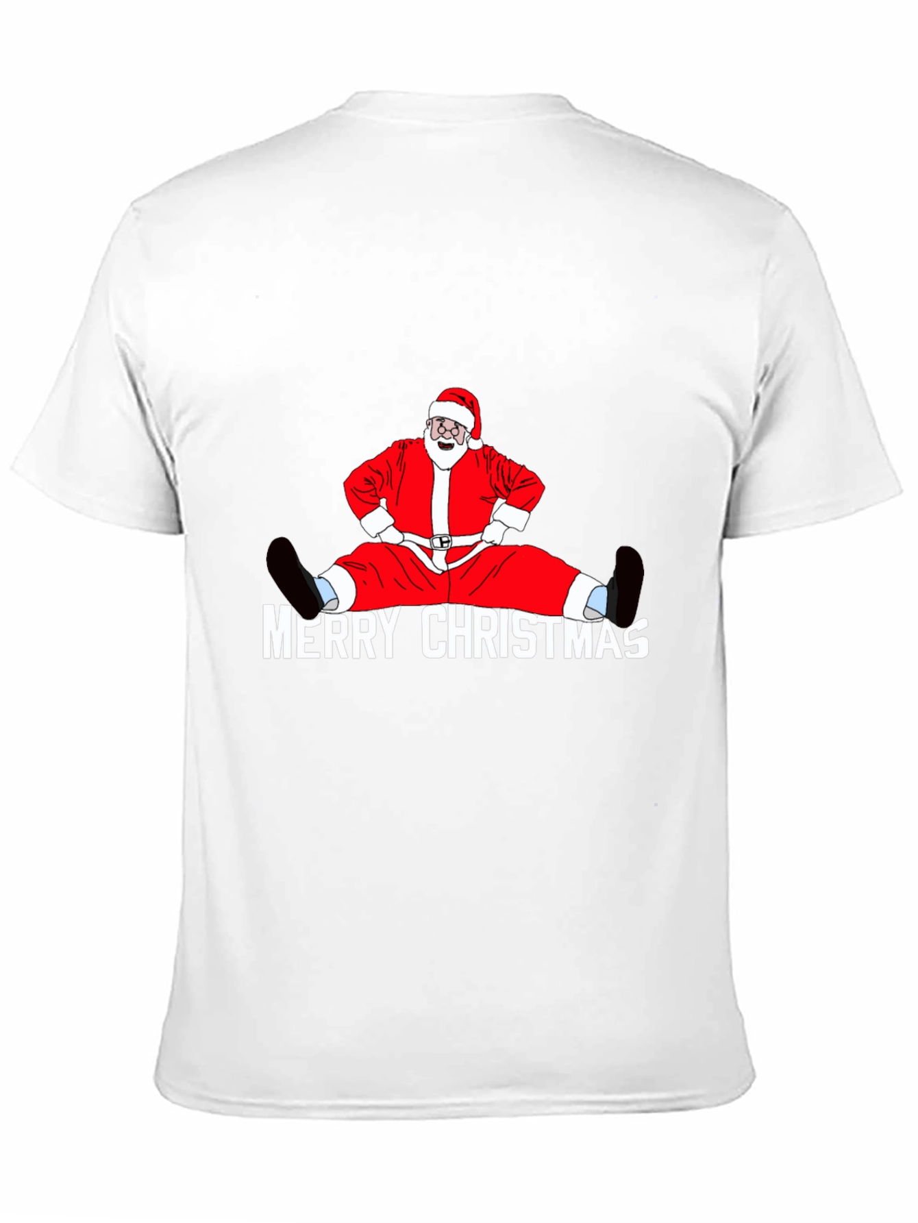 Funny Santa Merry Christmas Graphic T-Shirt