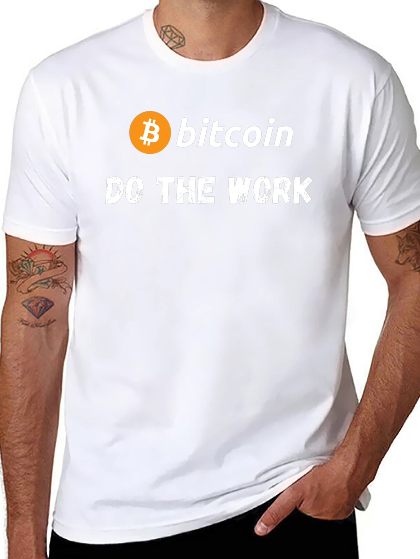 Bitcoin Crypto T-Shirt - Do The Work