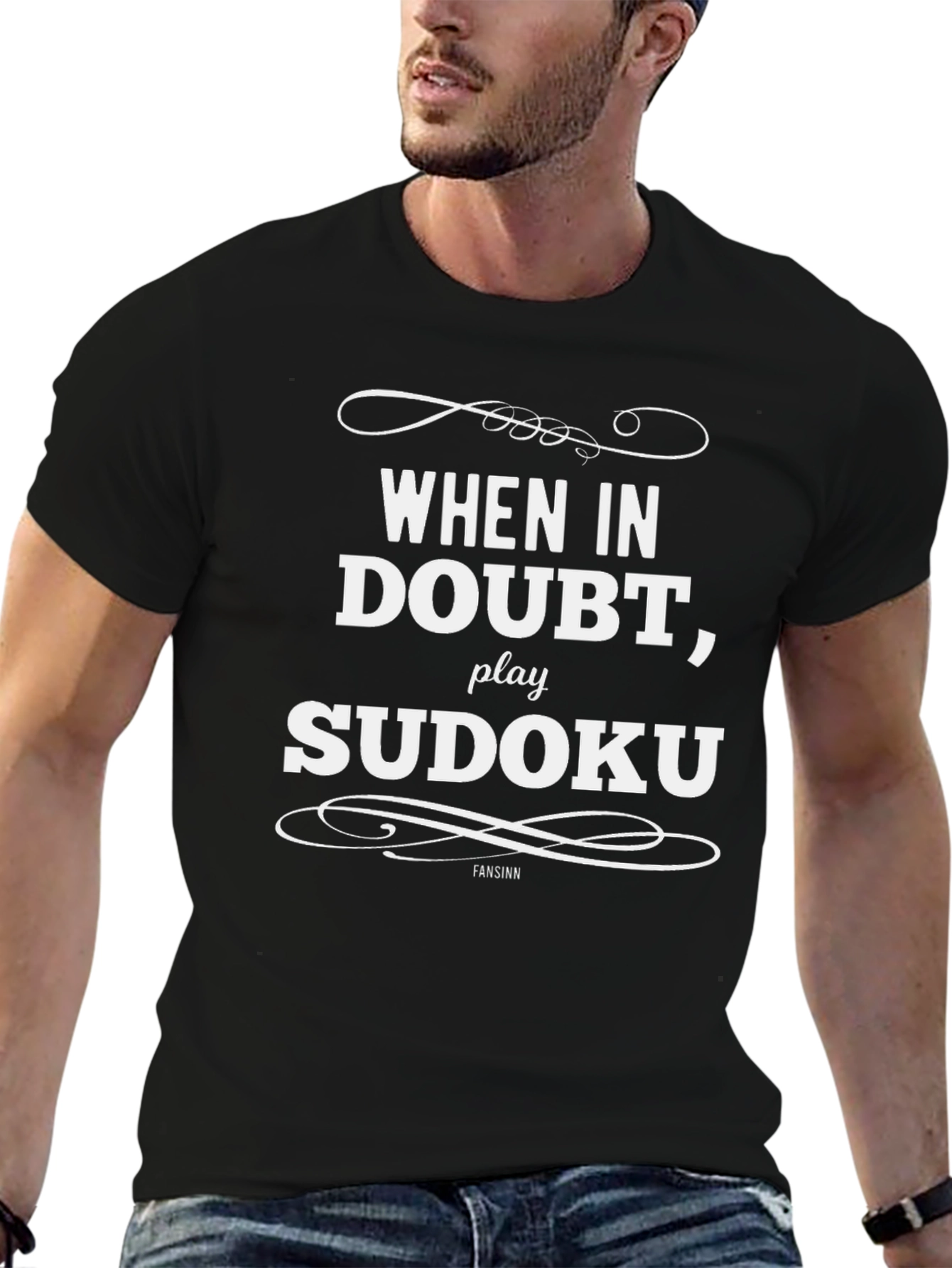 When in Doubt Play Sudoku - Graphic T-Shirt