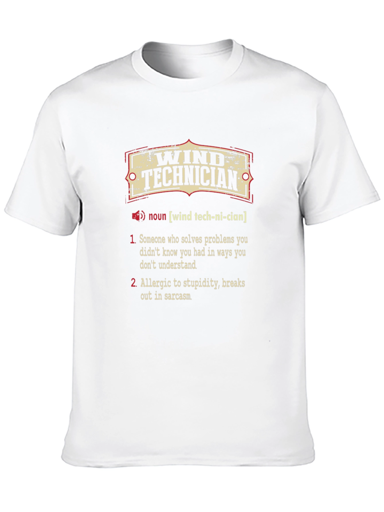 Wind Technician Definition T-Shirt