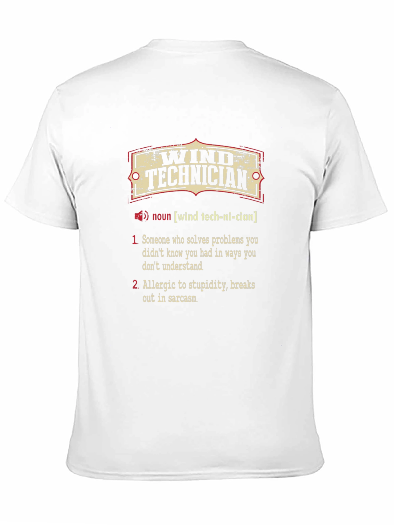 Wind Technician Definition T-Shirt