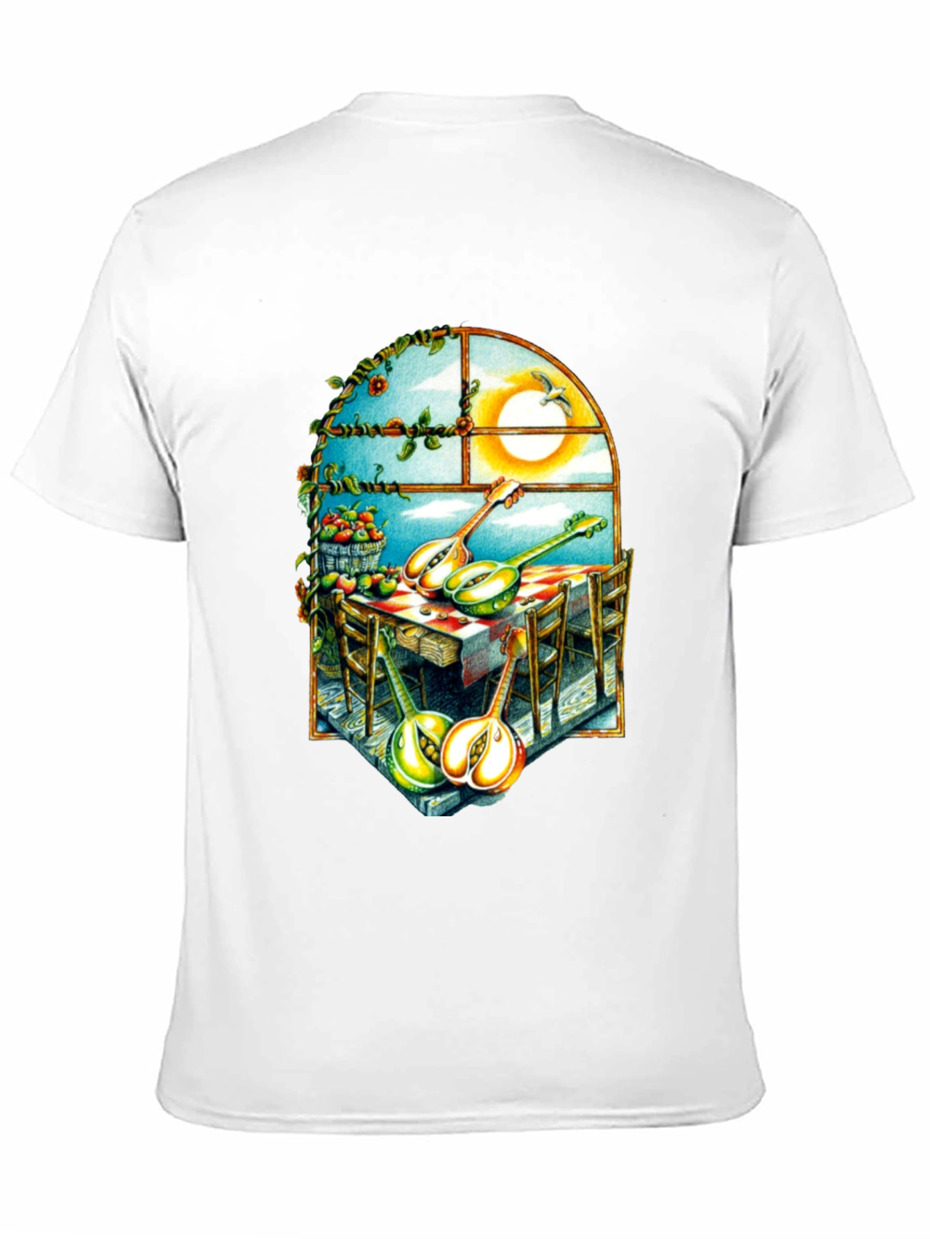 Surreal Fruit & Music T-Shirt