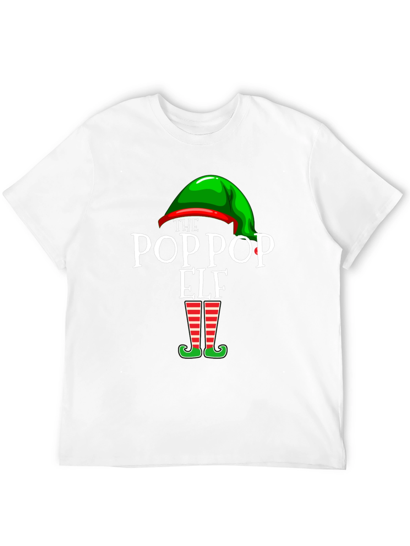 Pop Pop Elf Christmas T-Shirt