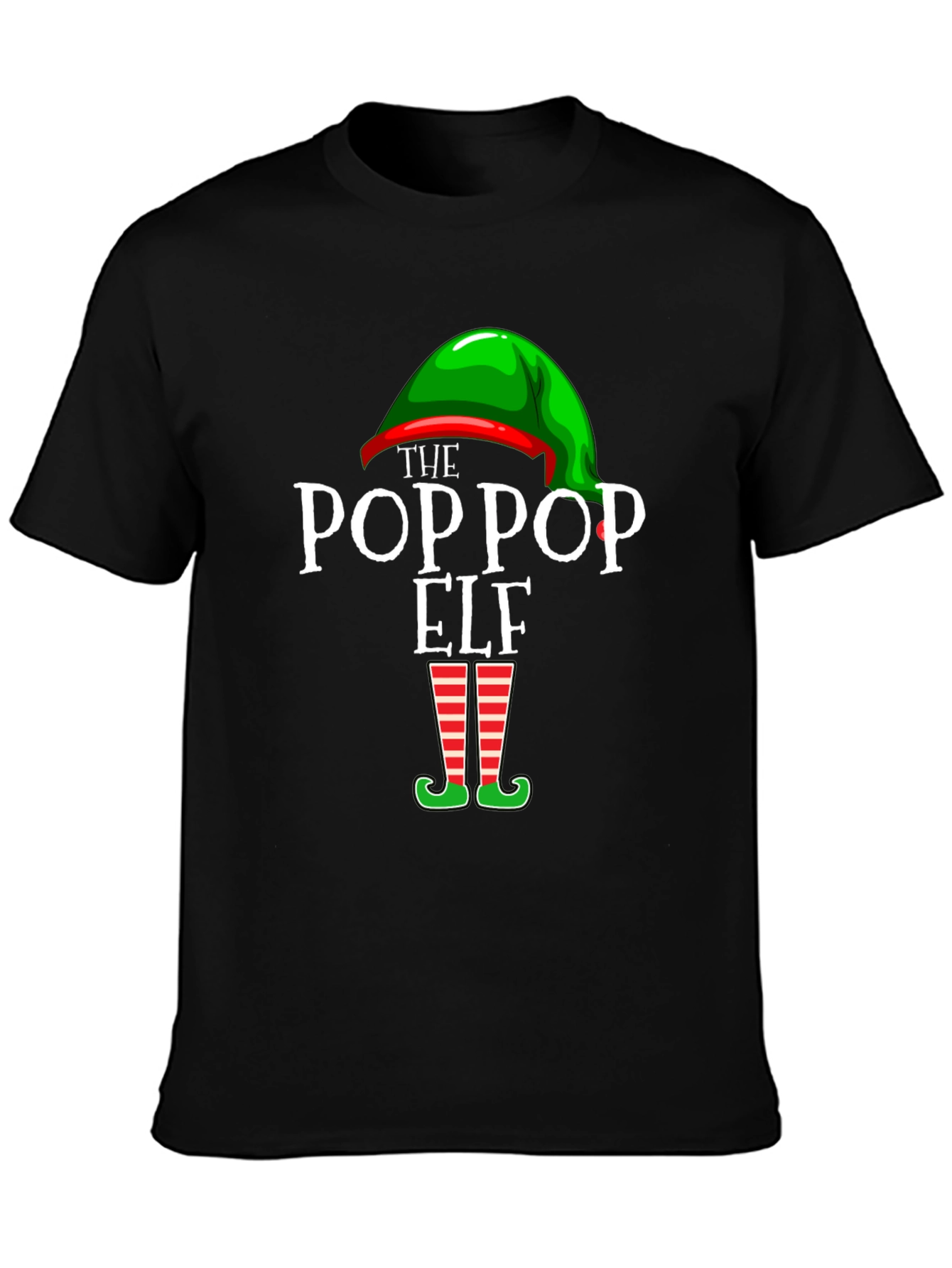 Pop Pop Elf Christmas T-Shirt