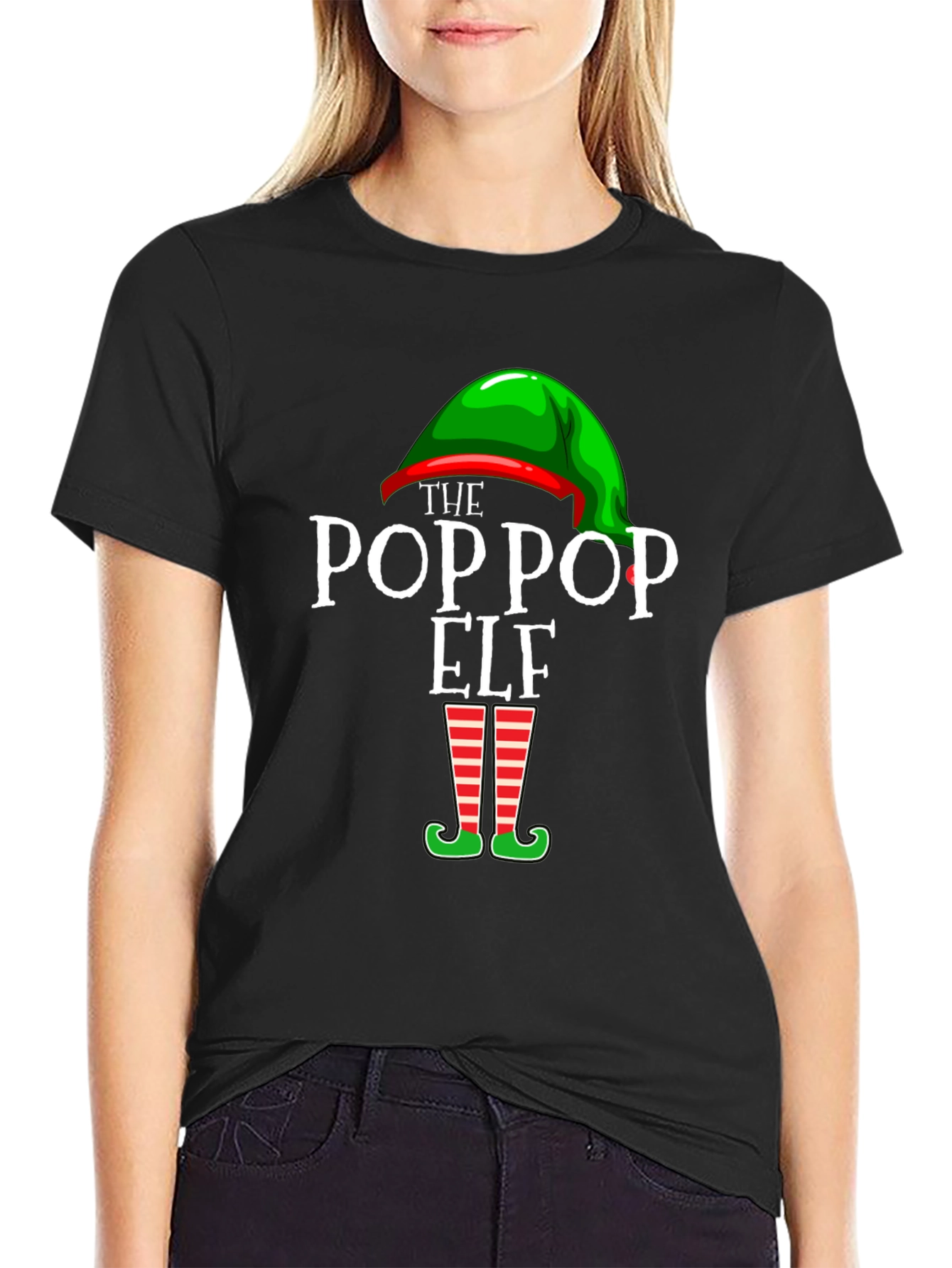 Pop Pop Elf Christmas T-Shirt