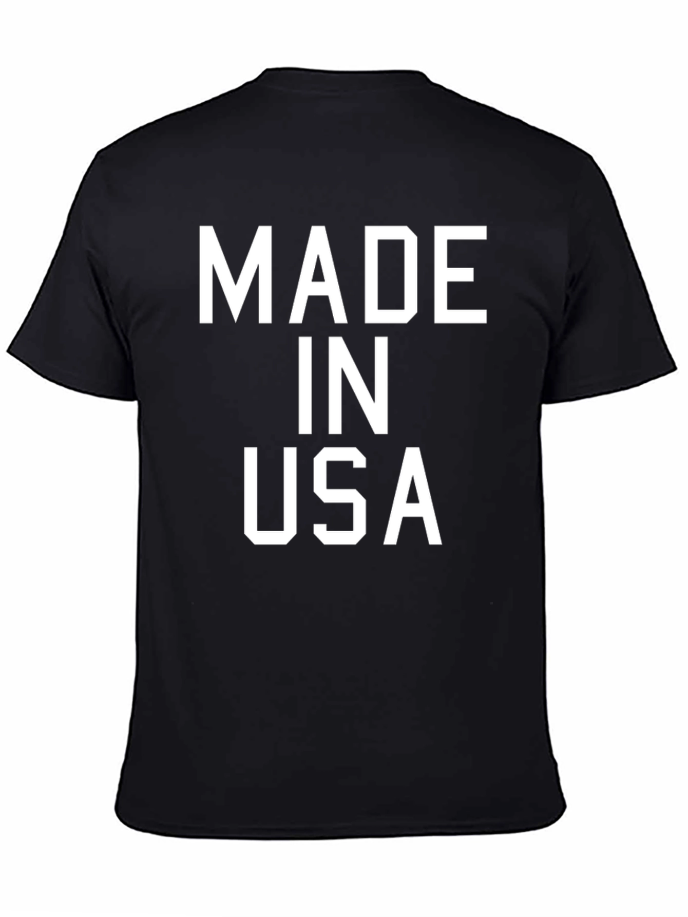 Made in USA Graphic T-Shirt - Black
