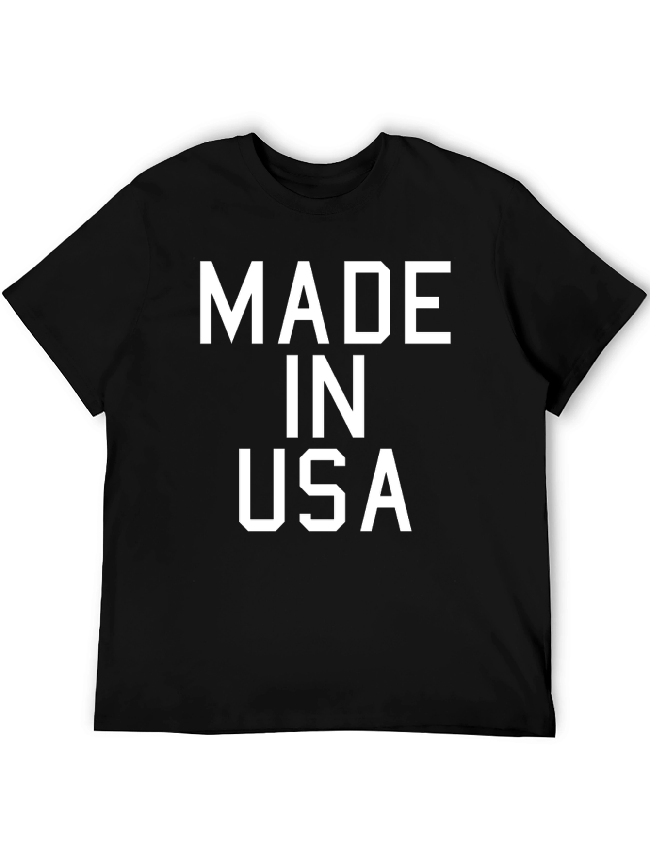 Made in USA Graphic T-Shirt - Black