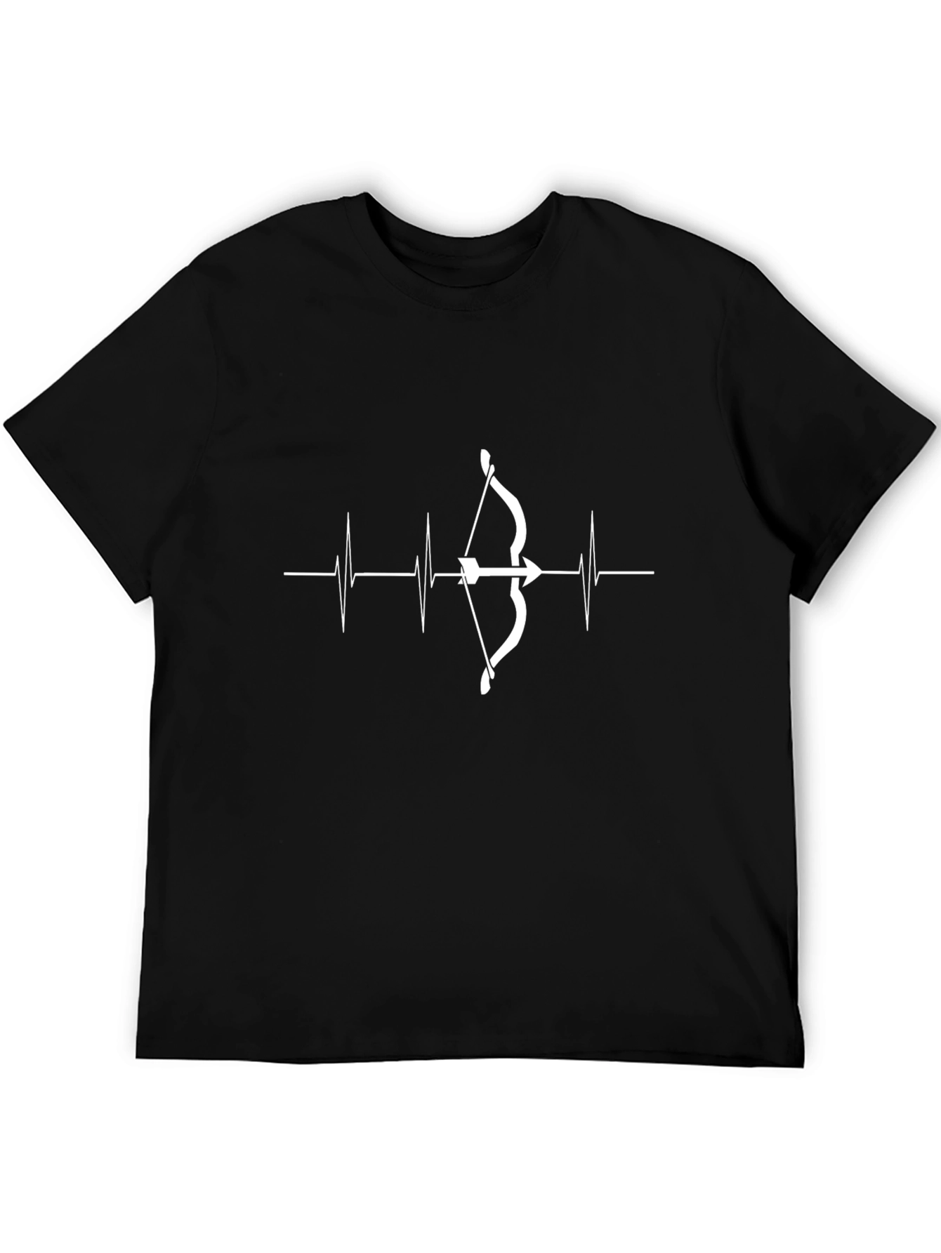 Archery Heartbeat T-Shirt - Black