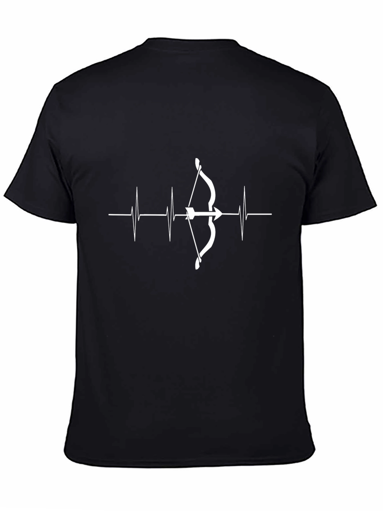 Archery Heartbeat T-Shirt - Black
