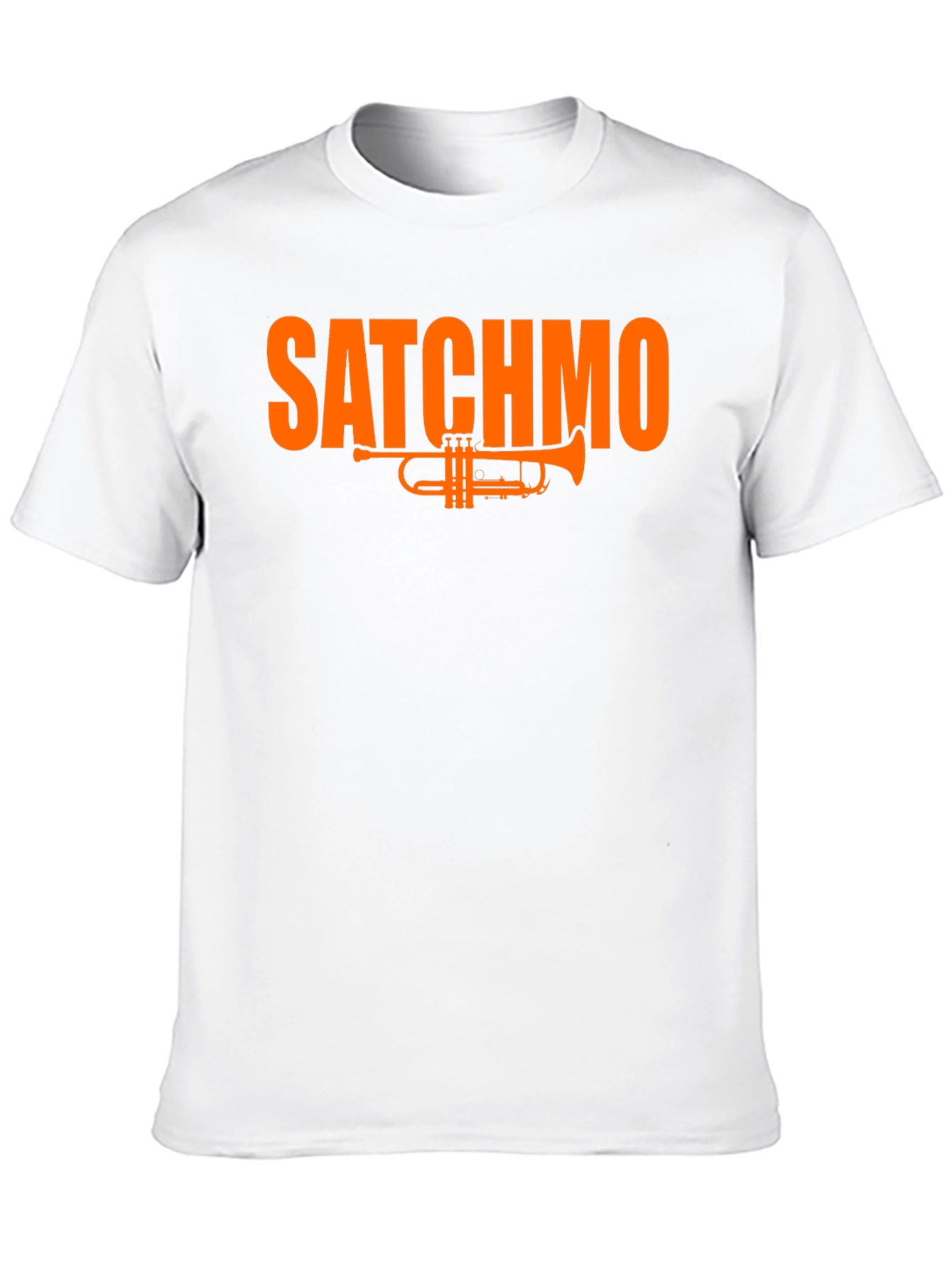 Satchmo Trumpet Graphic Black T-Shirt
