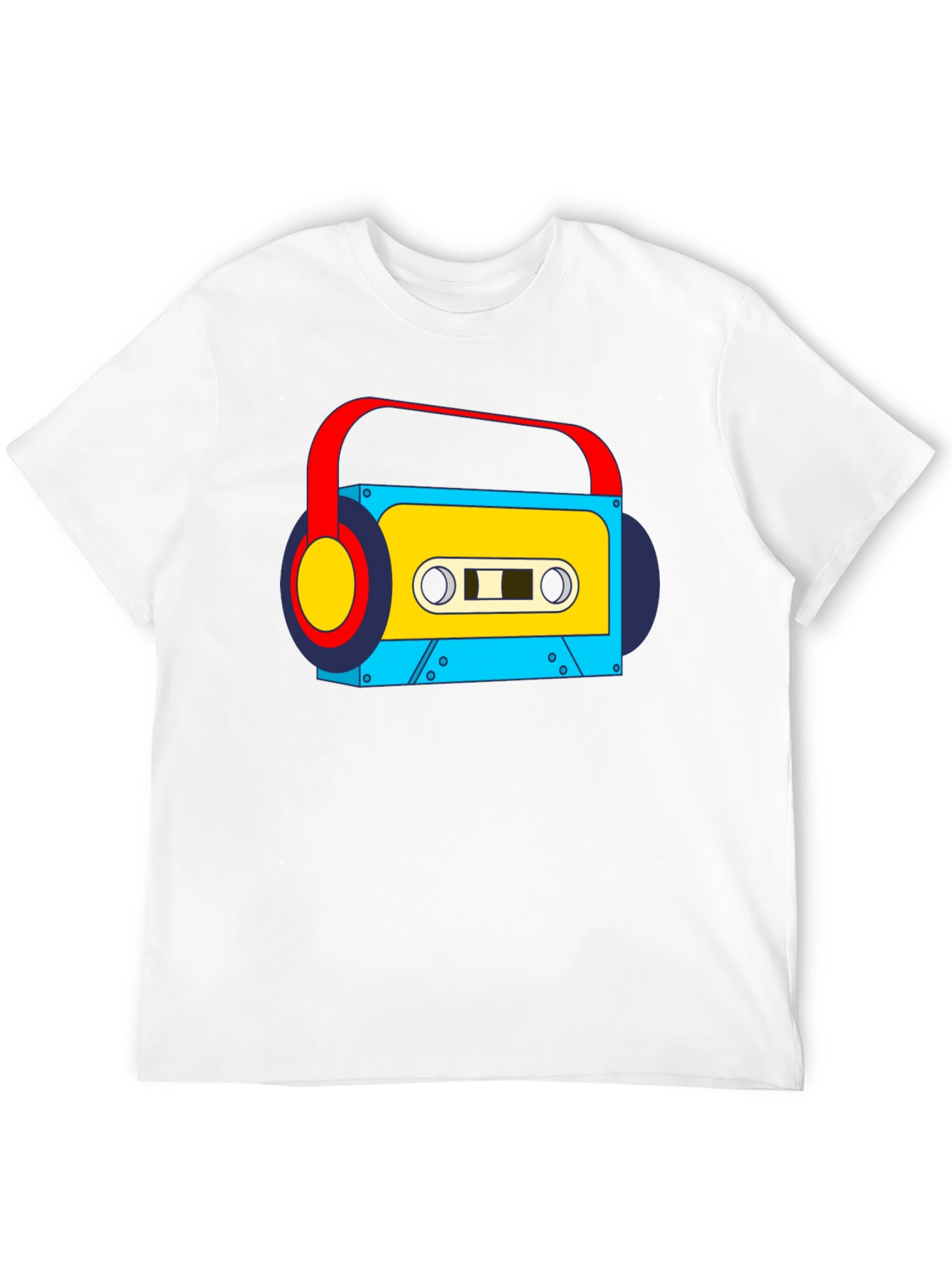 Retro Cassette Player Graphic Tee