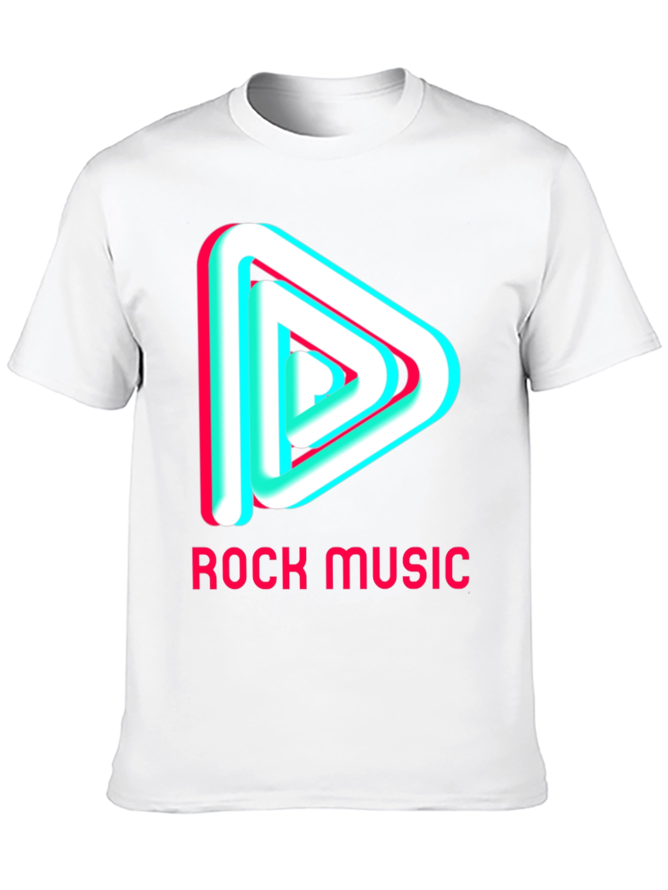 Rock Music Graphic Tee - Black Cotton T-Shirt