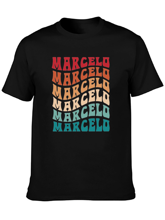 Retro Marcelo Graphic Tee - Vintage Style T-Shirt