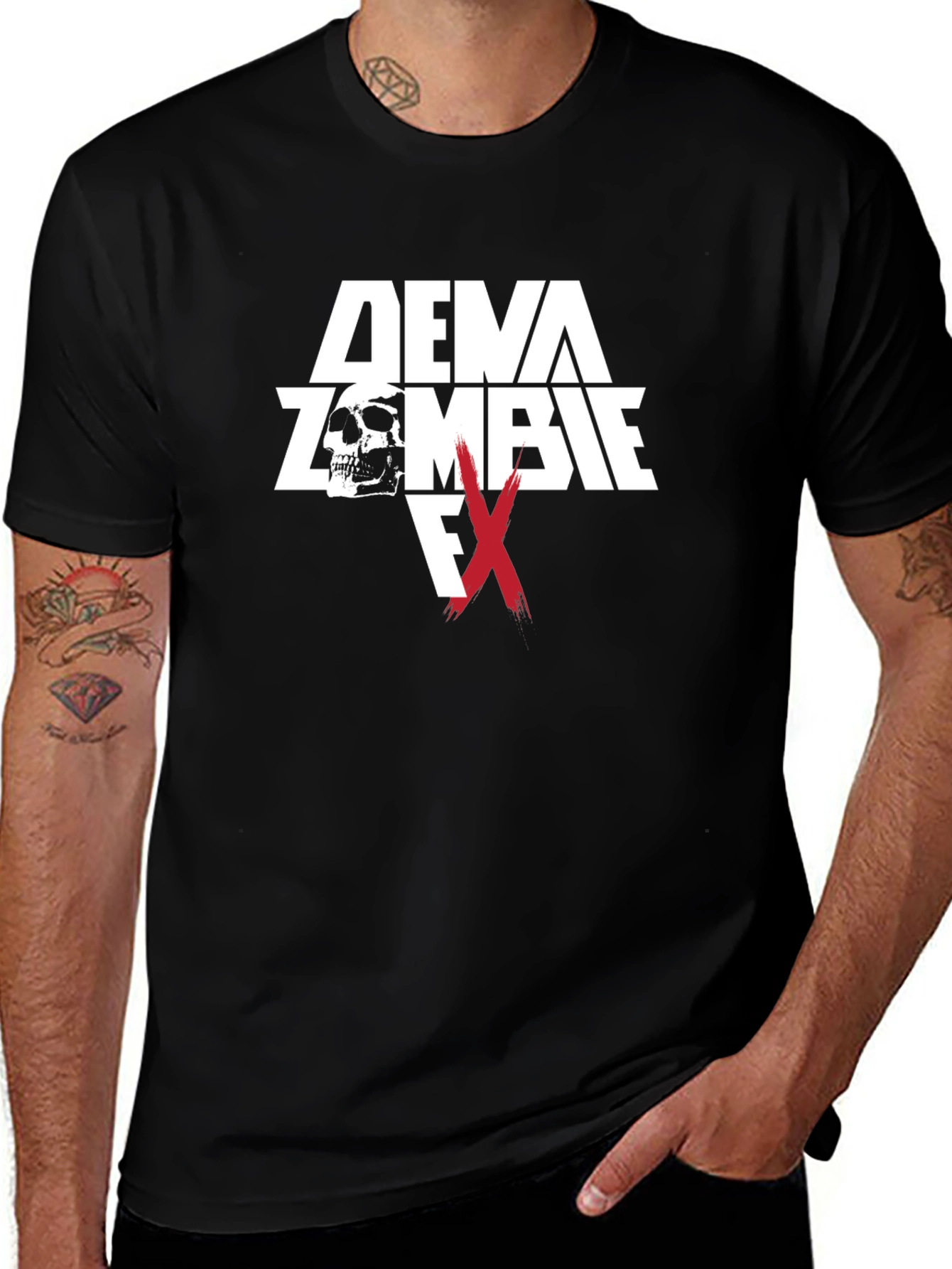 Deva Zombie FX Black Graphic Tee