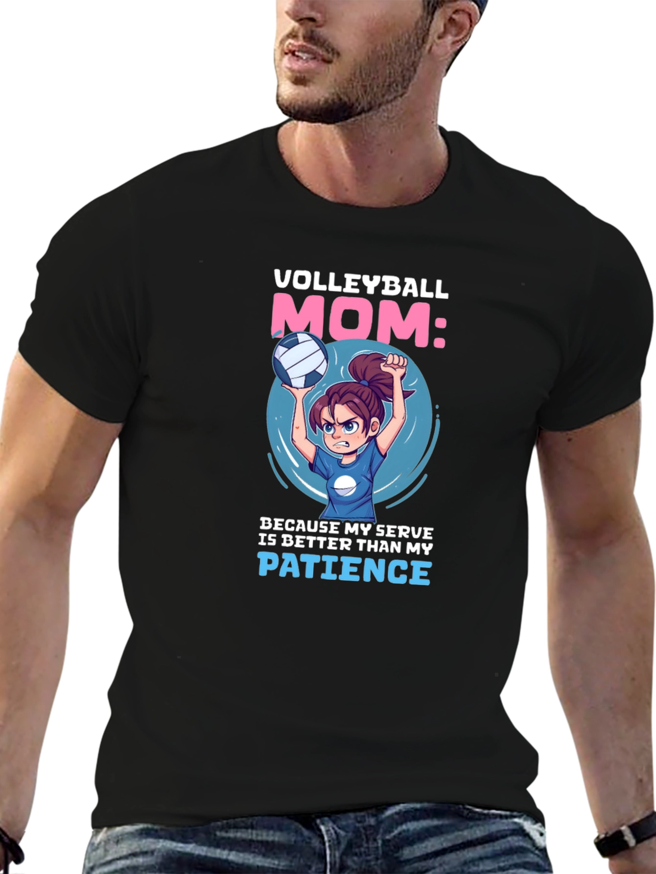 Volleyball Mom T-Shirt - Serve with Style
