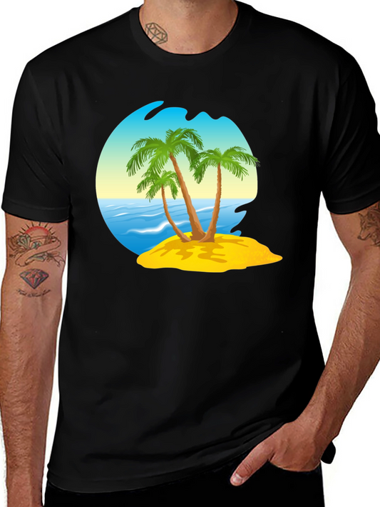 Tropical Island T-Shirt - Beach Vacation Ready