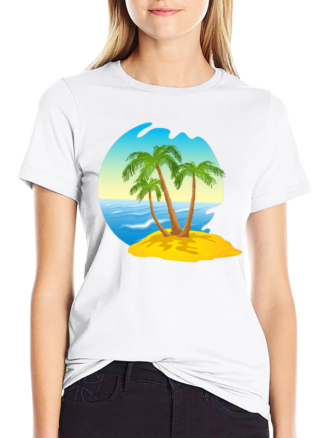 Tropical Island T-Shirt - Beach Vacation Ready