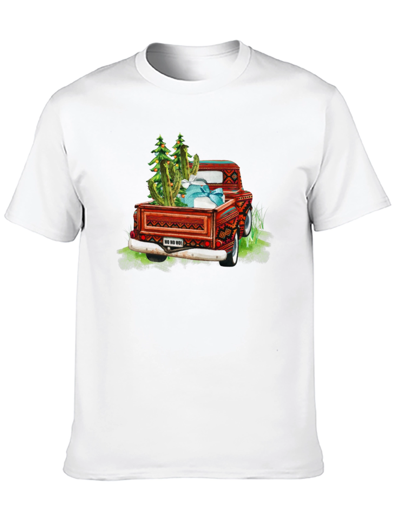 Christmas Cactus Truck T-Shirt