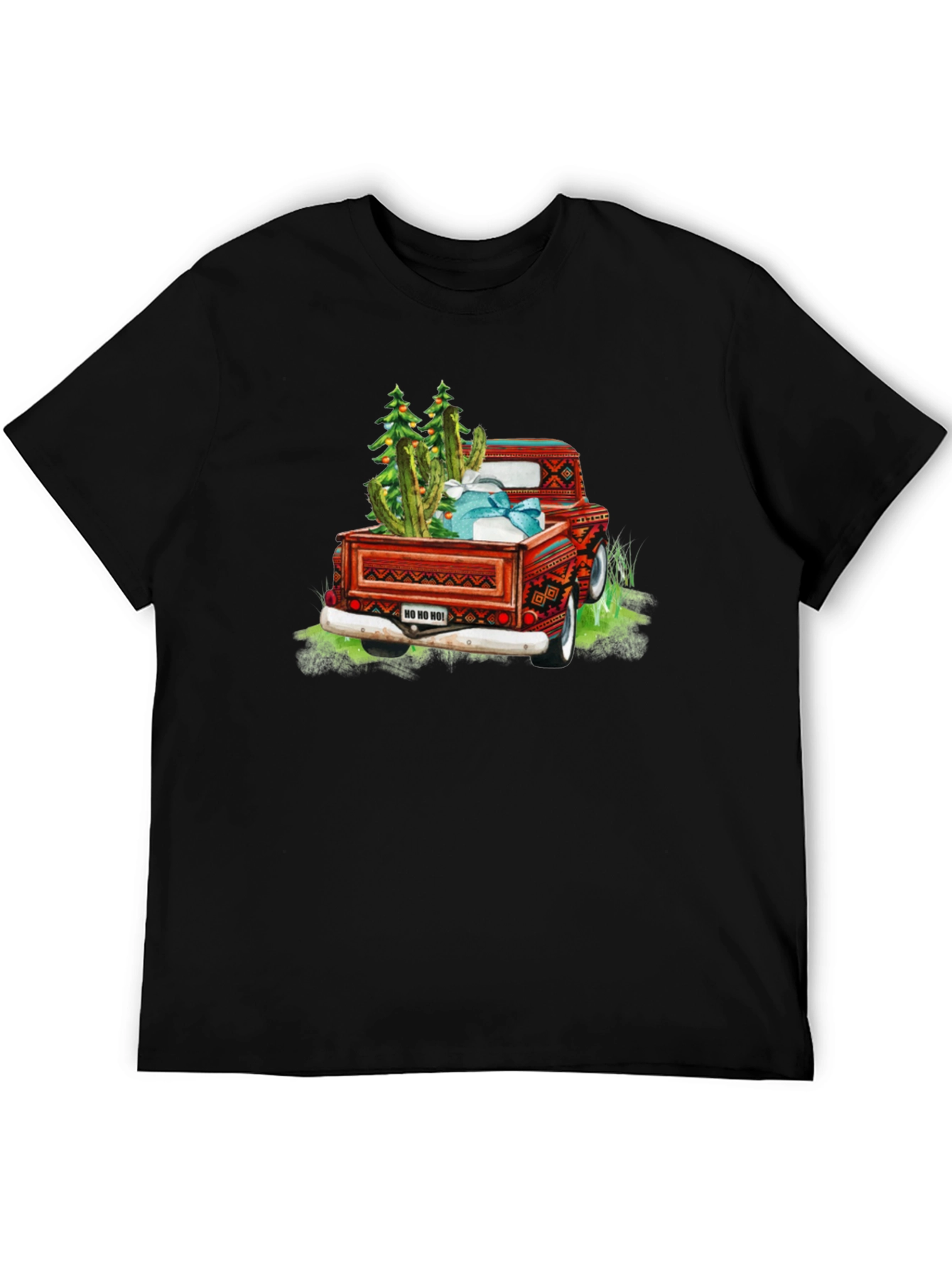 Christmas Cactus Truck T-Shirt