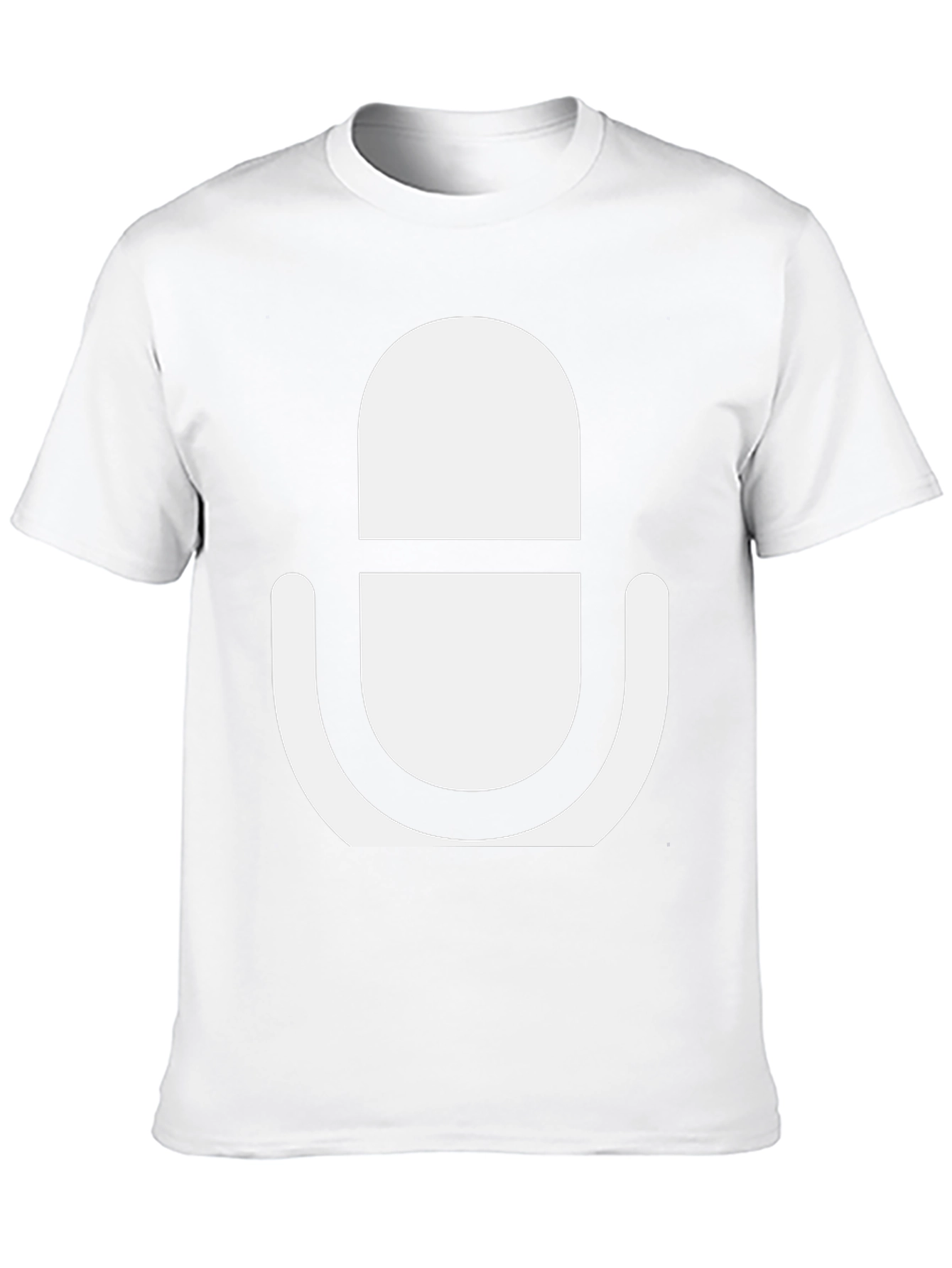 Podcast Microphone Graphic Tee - Cool & Comfortable