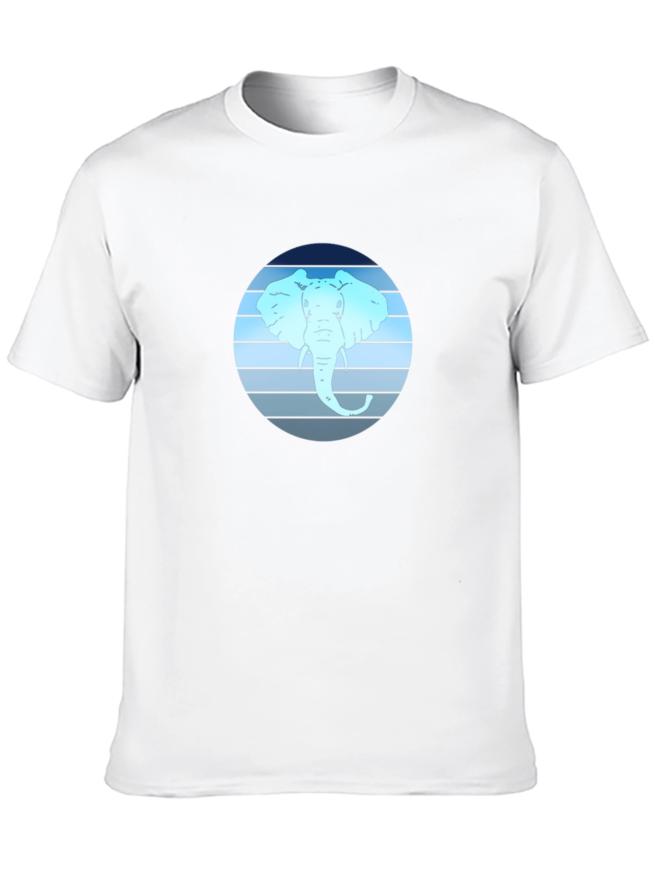 Elephant Graphic Tee - Black Cotton Blend