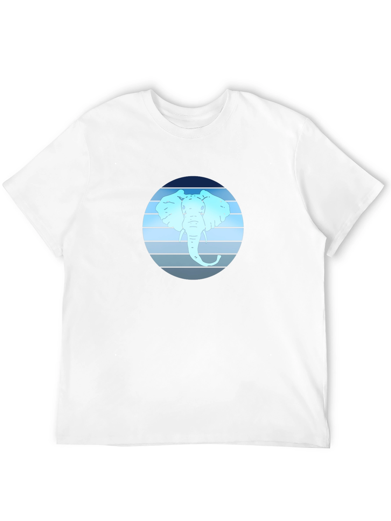 Elephant Graphic Tee - Black Cotton Blend