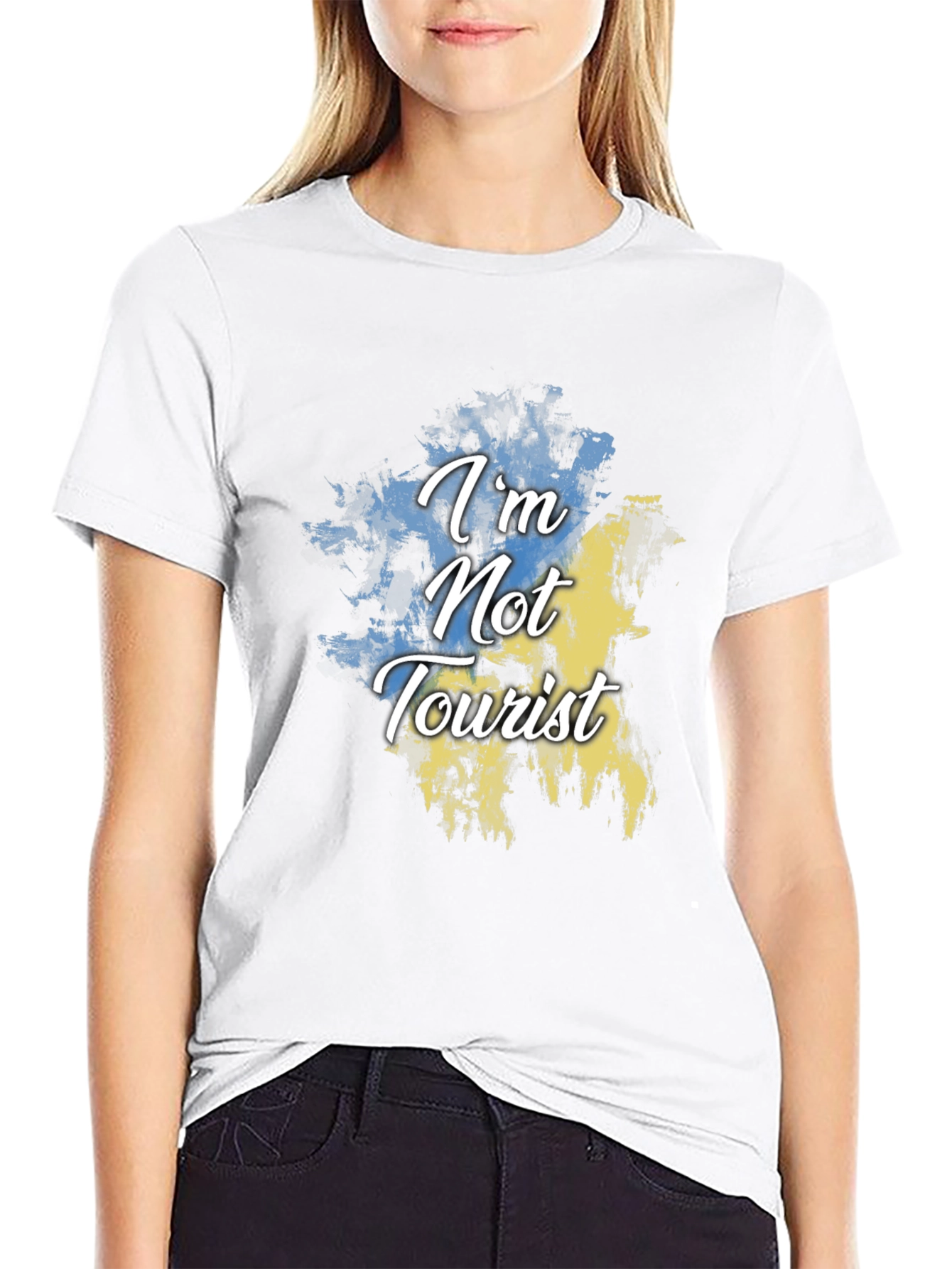 Ukraine Pride T-Shirt: Im Not a Tourist