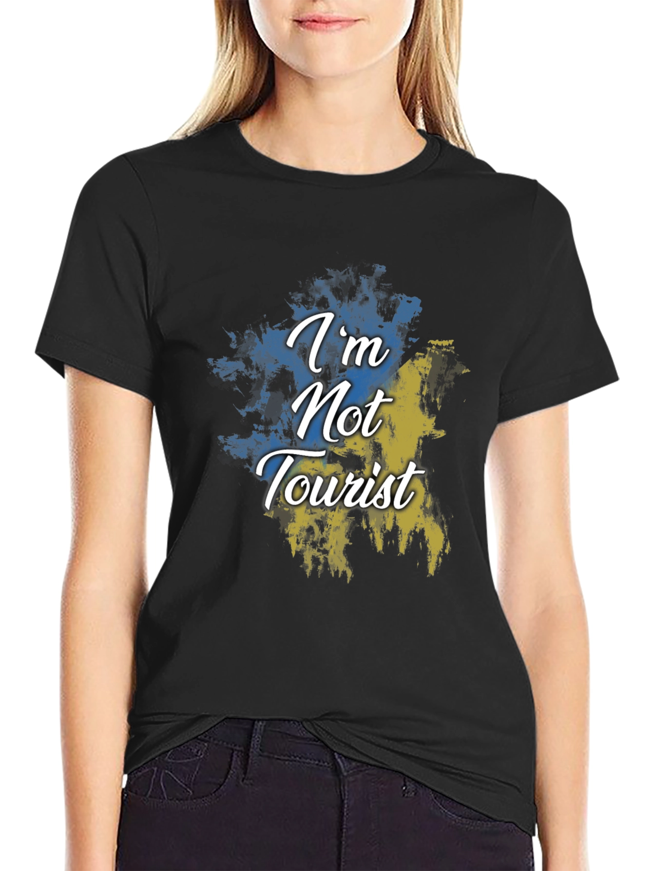 Ukraine Pride T-Shirt: Im Not a Tourist