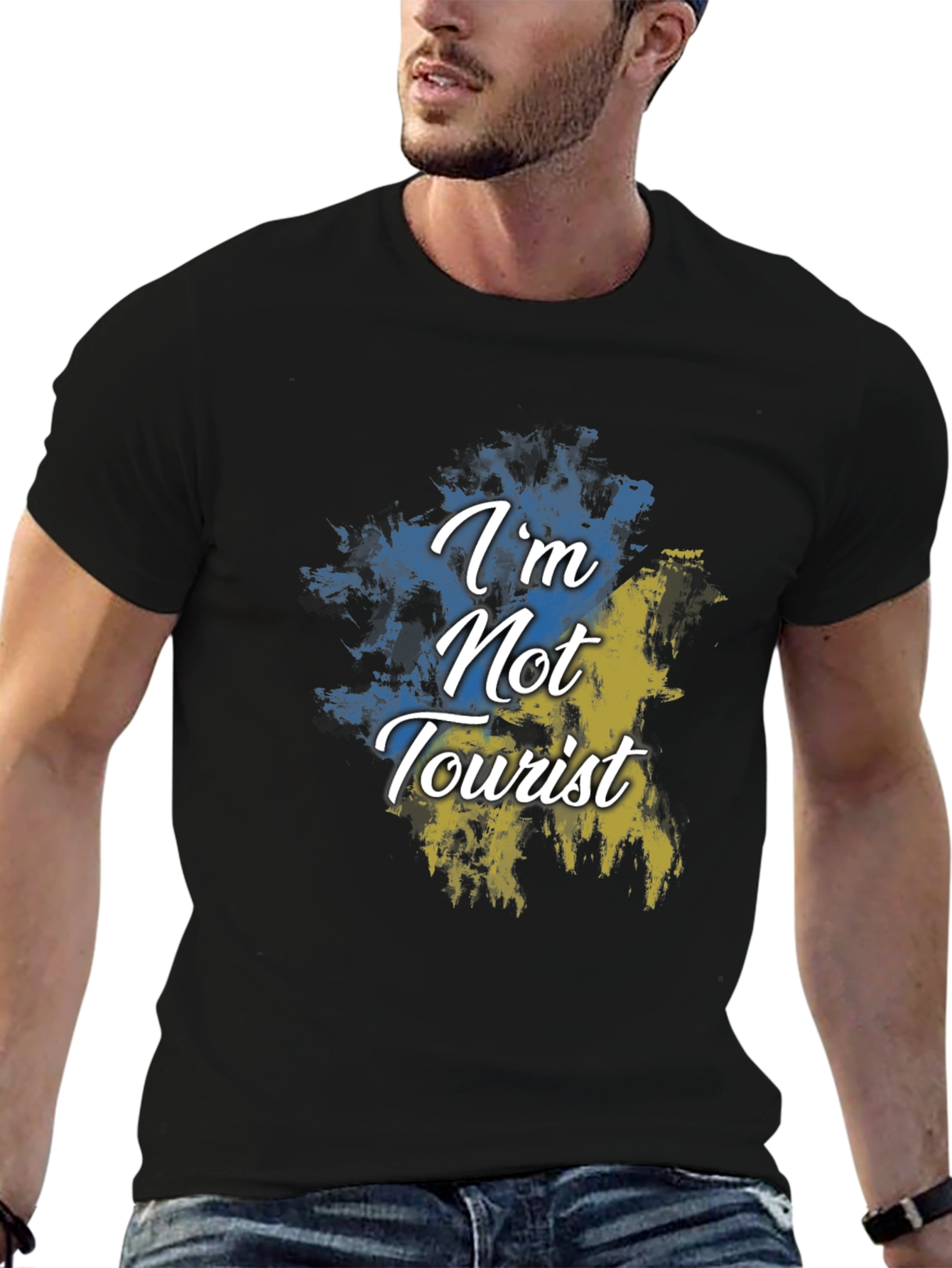 Ukraine Pride T-Shirt: Im Not a Tourist