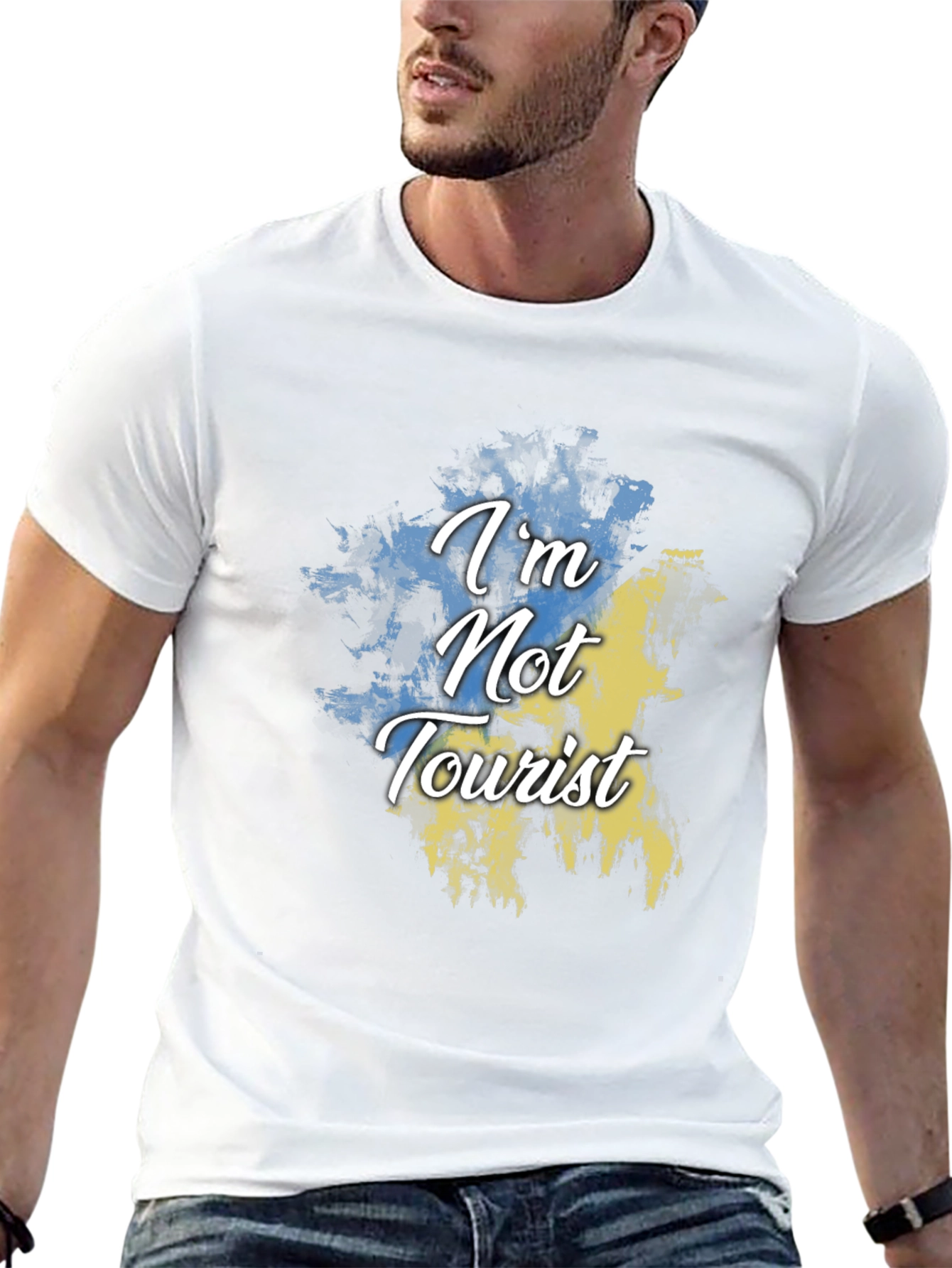 Ukraine Pride T-Shirt: Im Not a Tourist