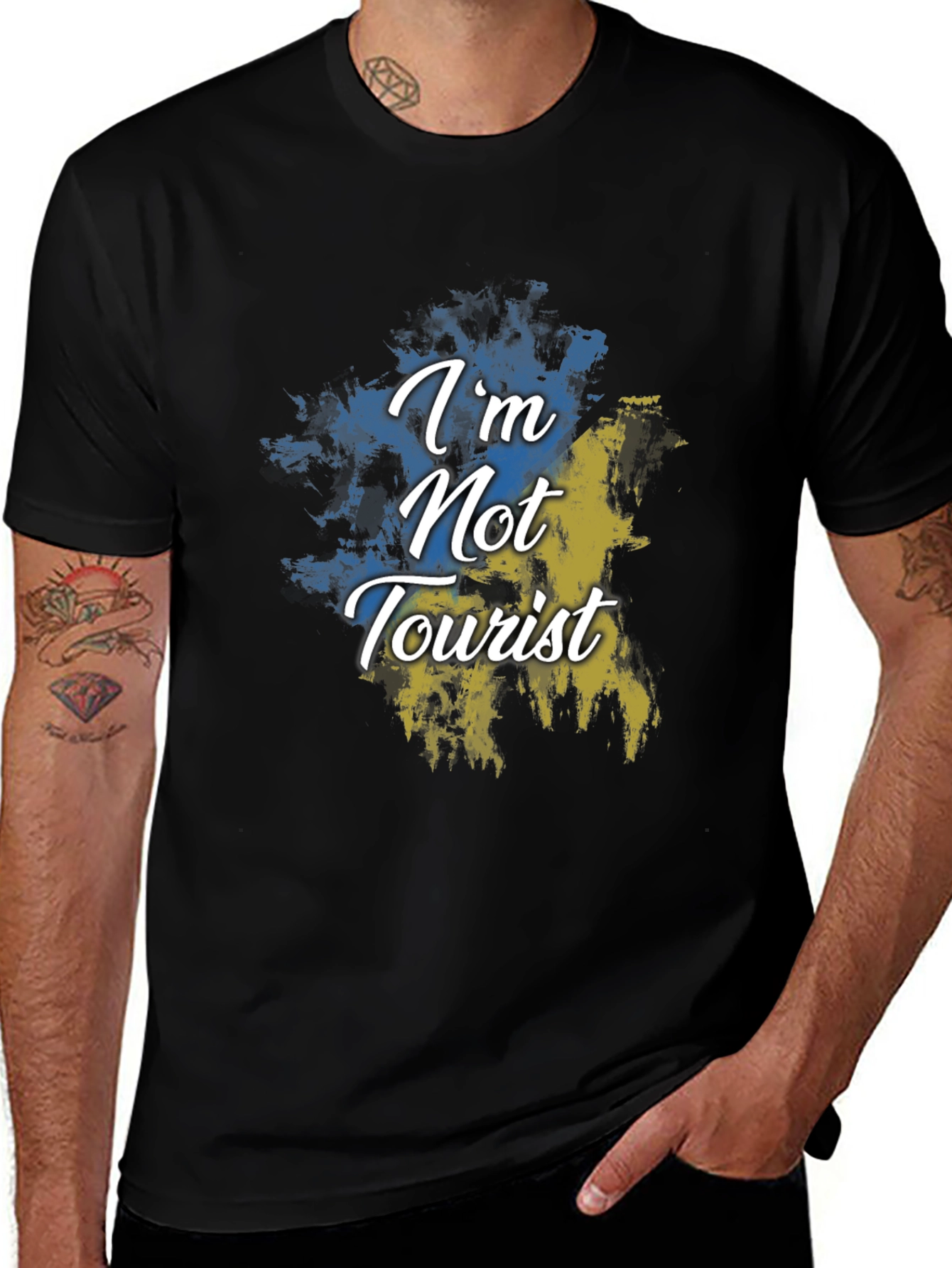Ukraine Pride T-Shirt: Im Not a Tourist