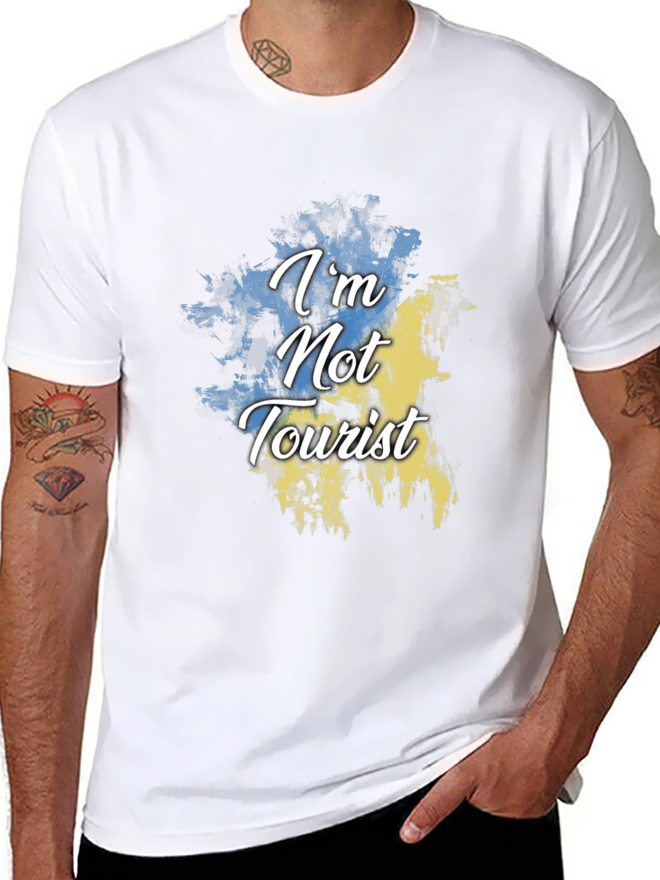 Ukraine Pride T-Shirt: Im Not a Tourist