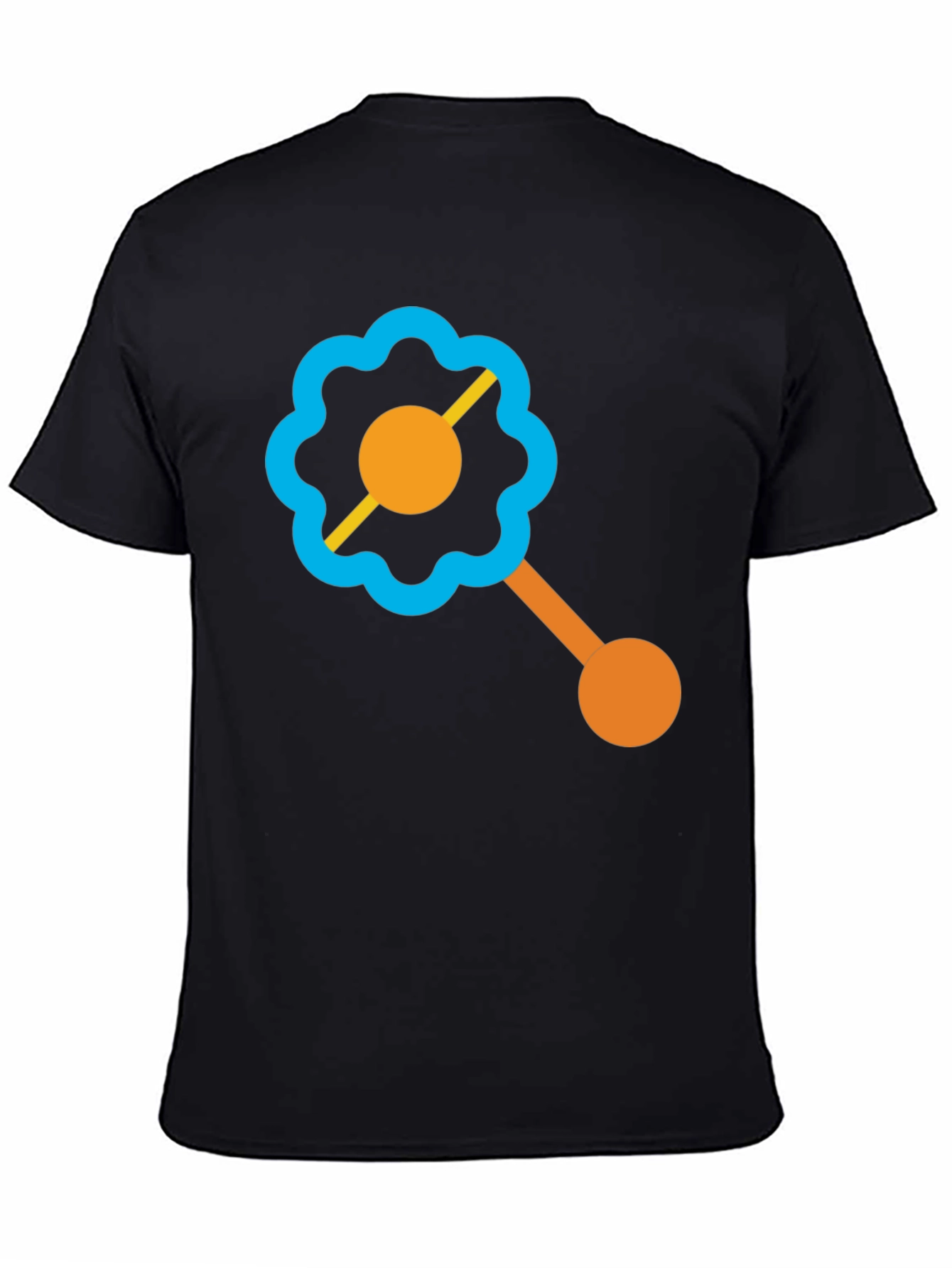 Baby Rattle Graphic Tee - Black Cotton Comfort