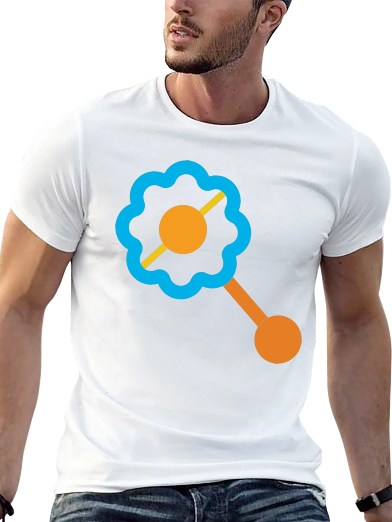 Baby Rattle Graphic Tee - Black Cotton Comfort