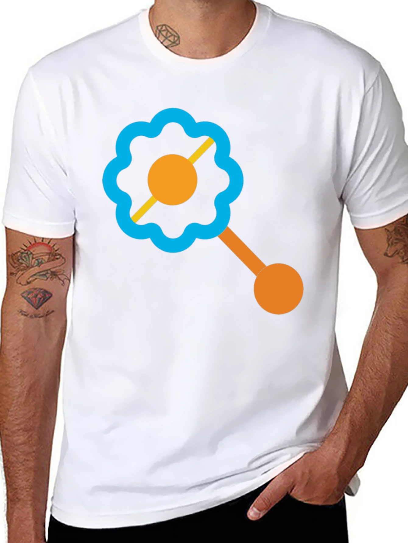 Baby Rattle Graphic Tee - Black Cotton Comfort