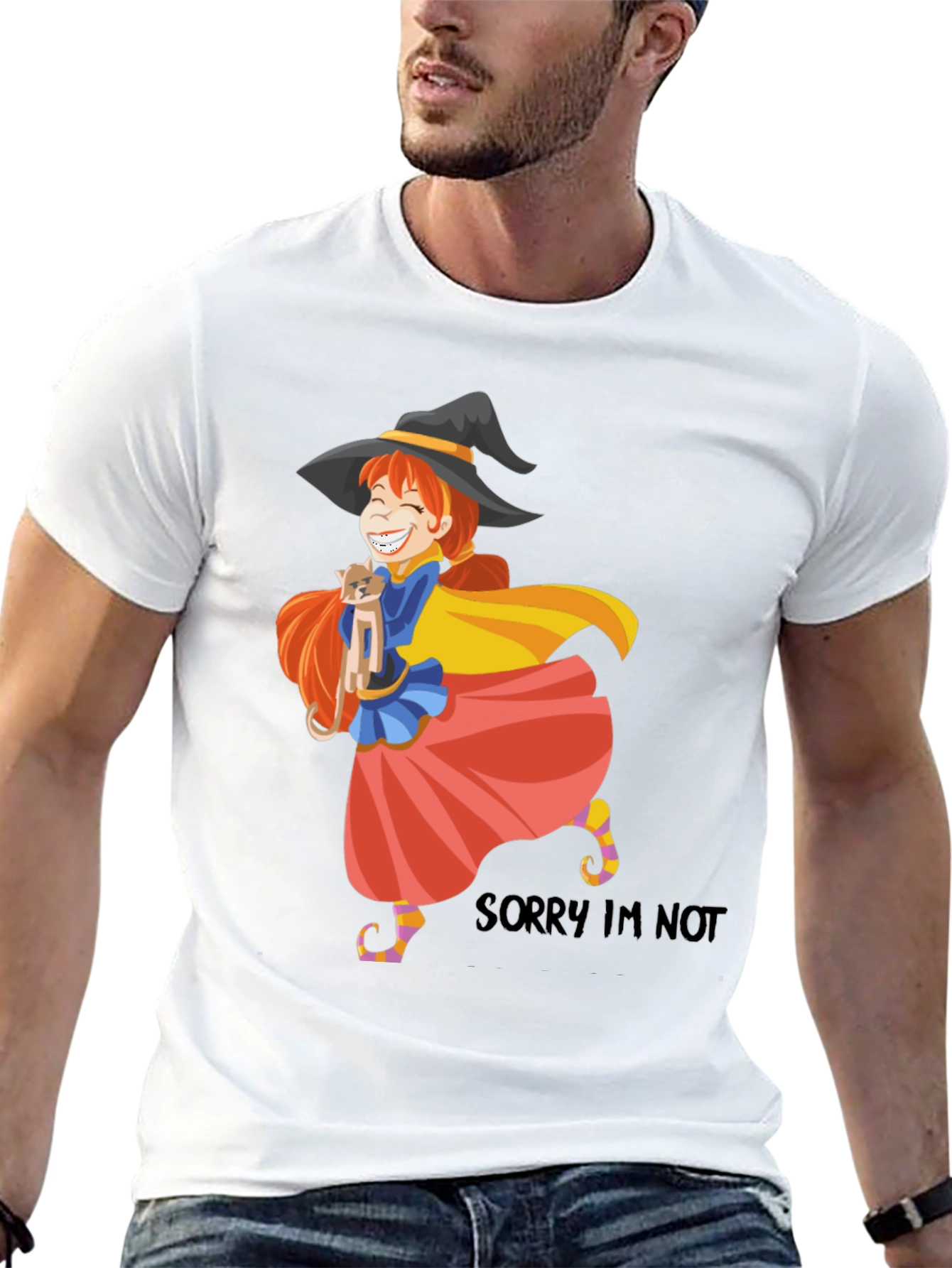 Witch Graphic Tee - Sorry Im Not