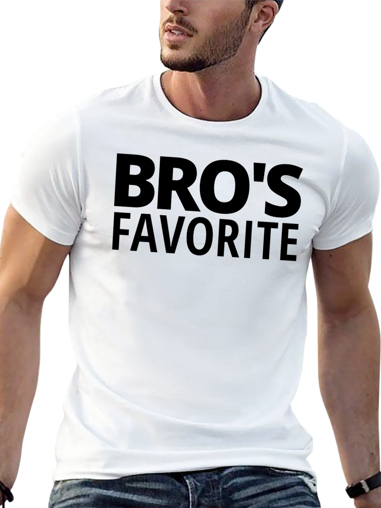 Bros Favorite T-Shirt - Black Graphic Tee