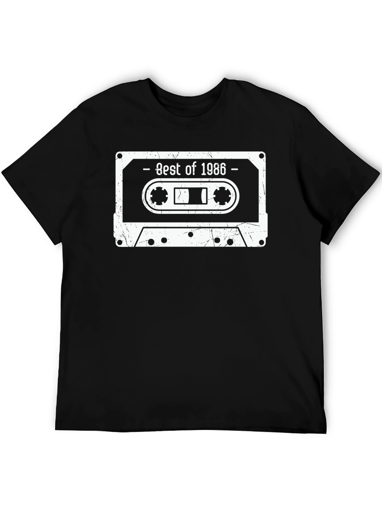 Best of 1986 Retro Cassette Tape Graphic T-Shirt