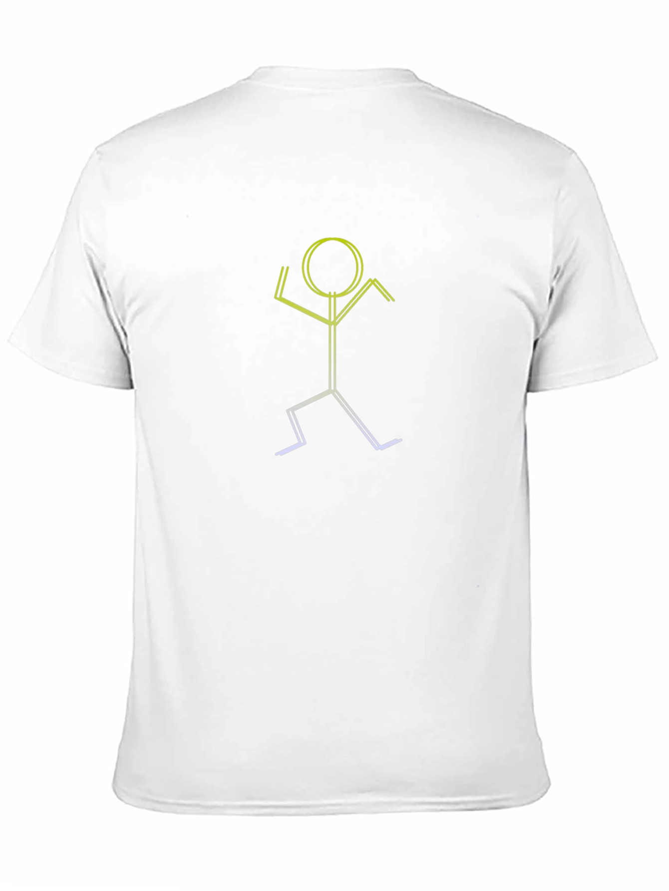 Stick Figure Graphic Tee - Funky Black T-Shirt