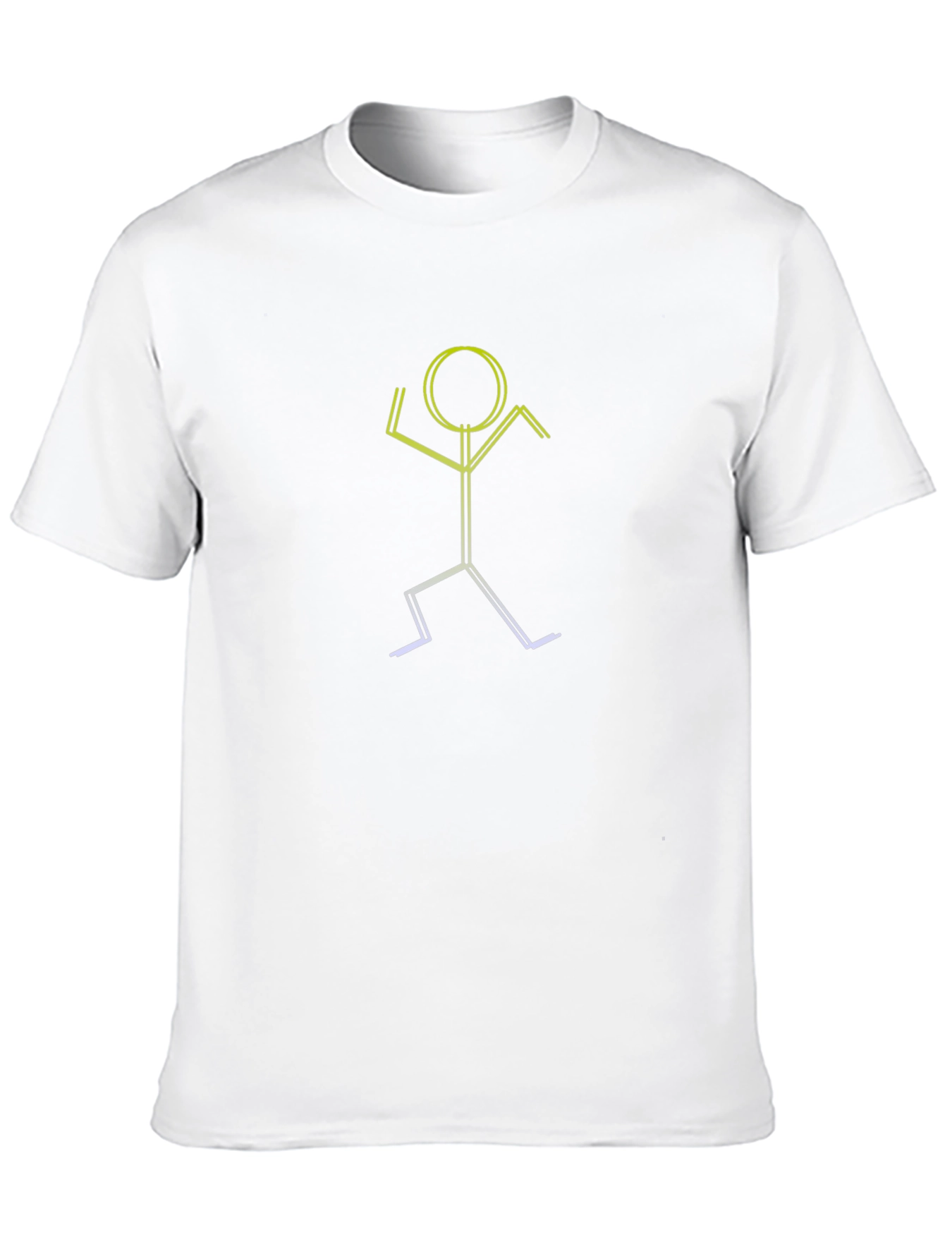Stick Figure Graphic Tee - Funky Black T-Shirt