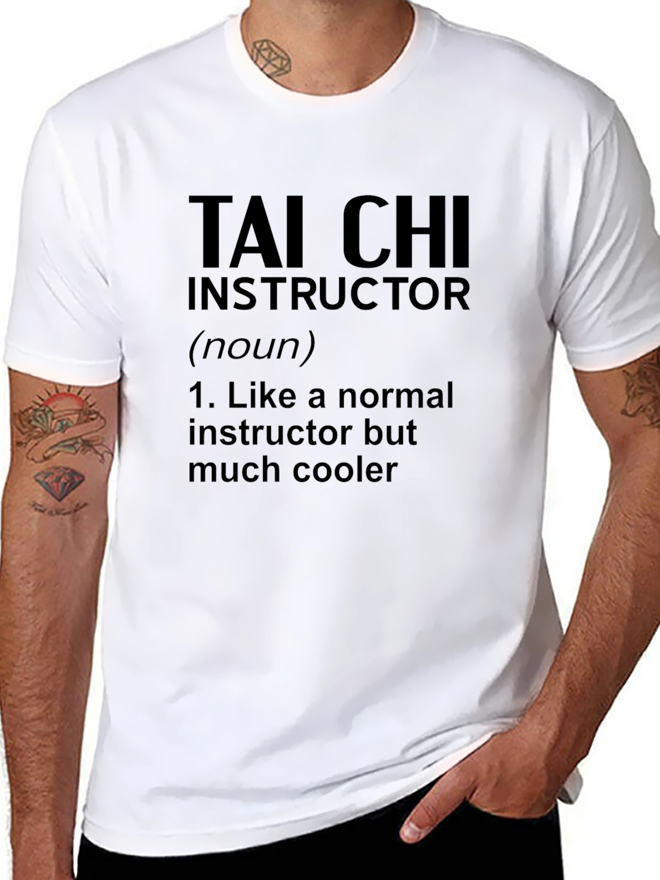 Tai Chi Instructor Black T-Shirt